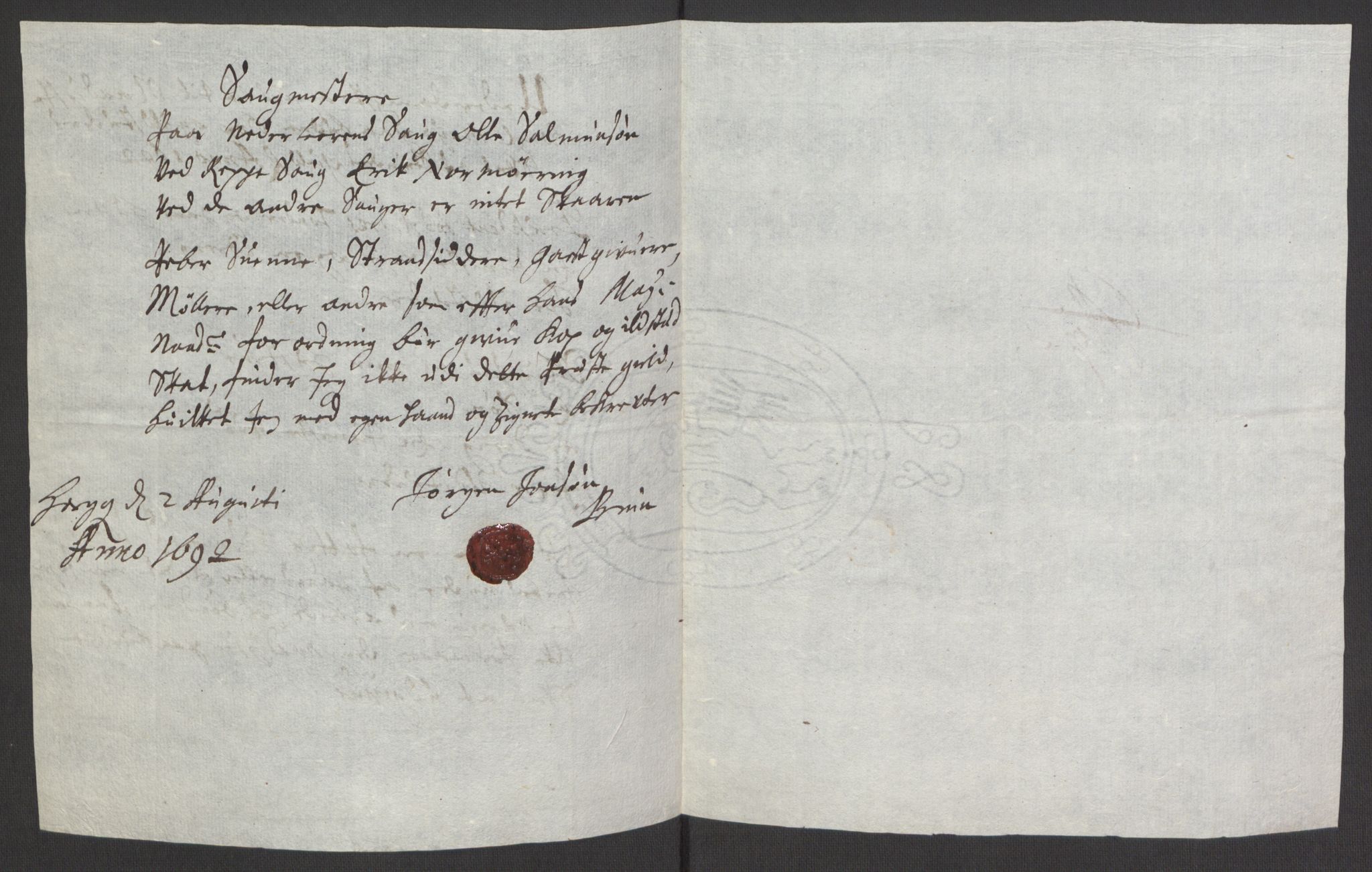 Rentekammeret inntil 1814, Reviderte regnskaper, Fogderegnskap, AV/RA-EA-4092/R61/L4103: Fogderegnskap Strinda og Selbu, 1691-1692, p. 332