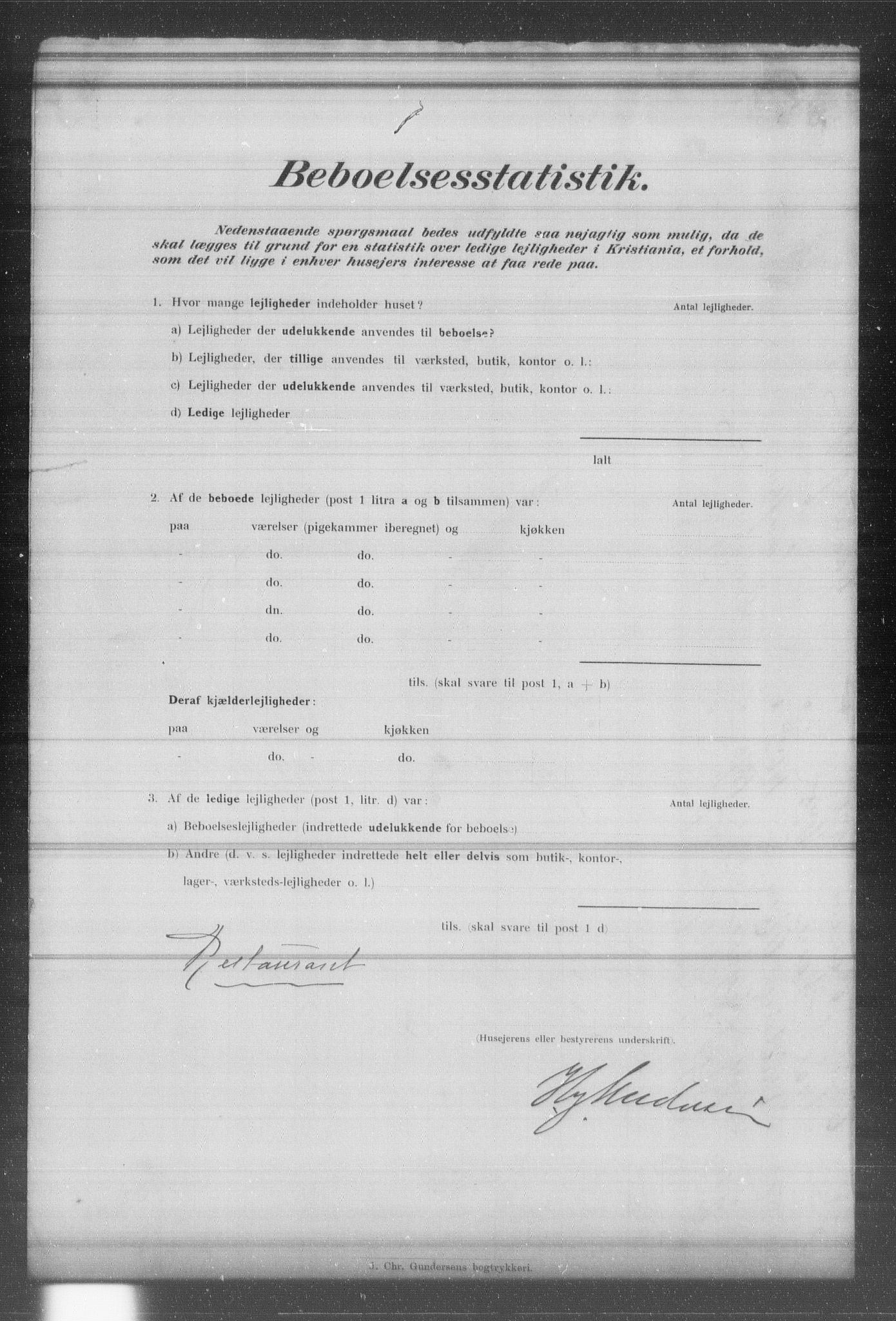 OBA, Municipal Census 1902 for Kristiania, 1902, p. 13223