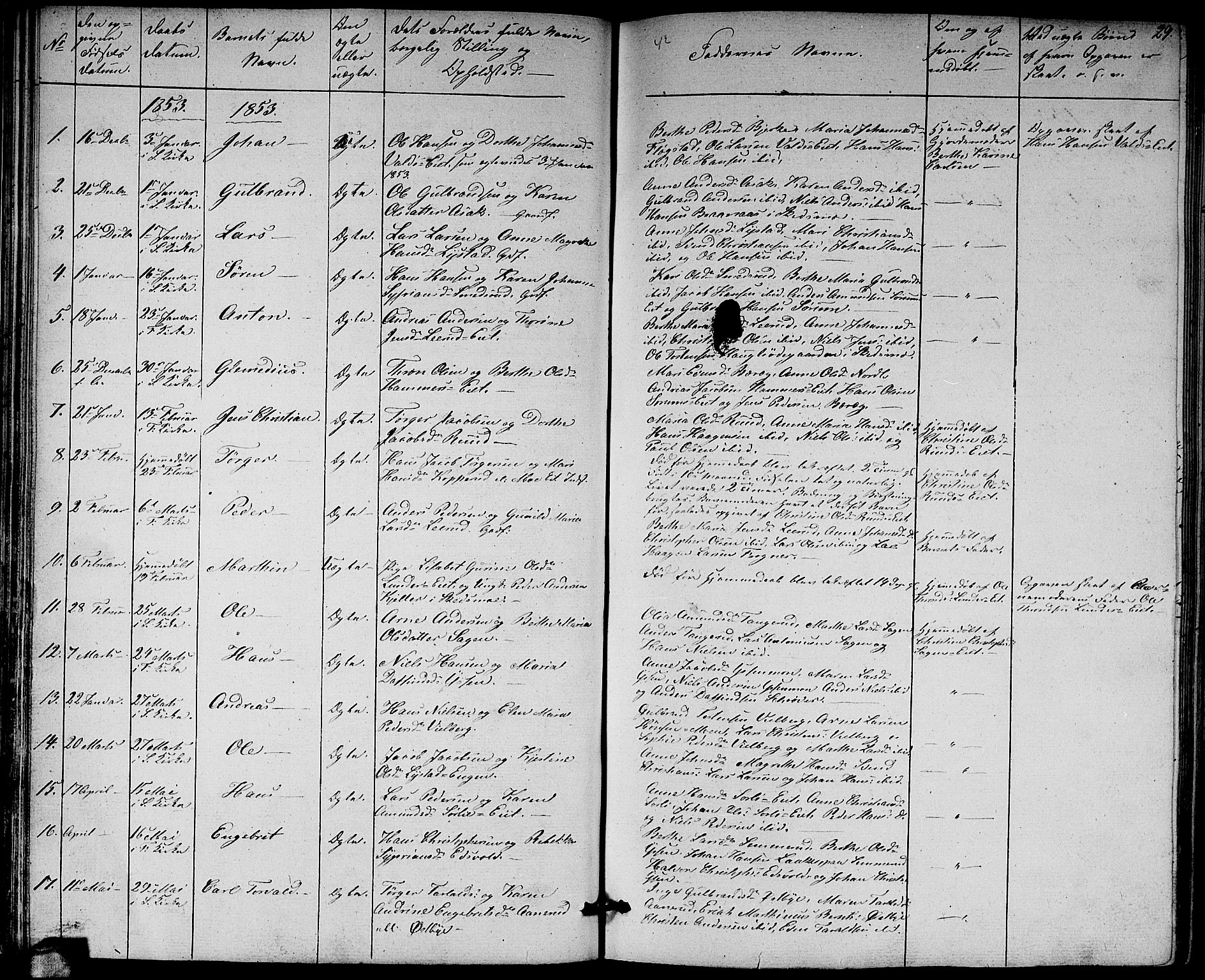 Sørum prestekontor Kirkebøker, AV/SAO-A-10303/G/Ga/L0003: Parish register (copy) no. I 3, 1846-1863, p. 29