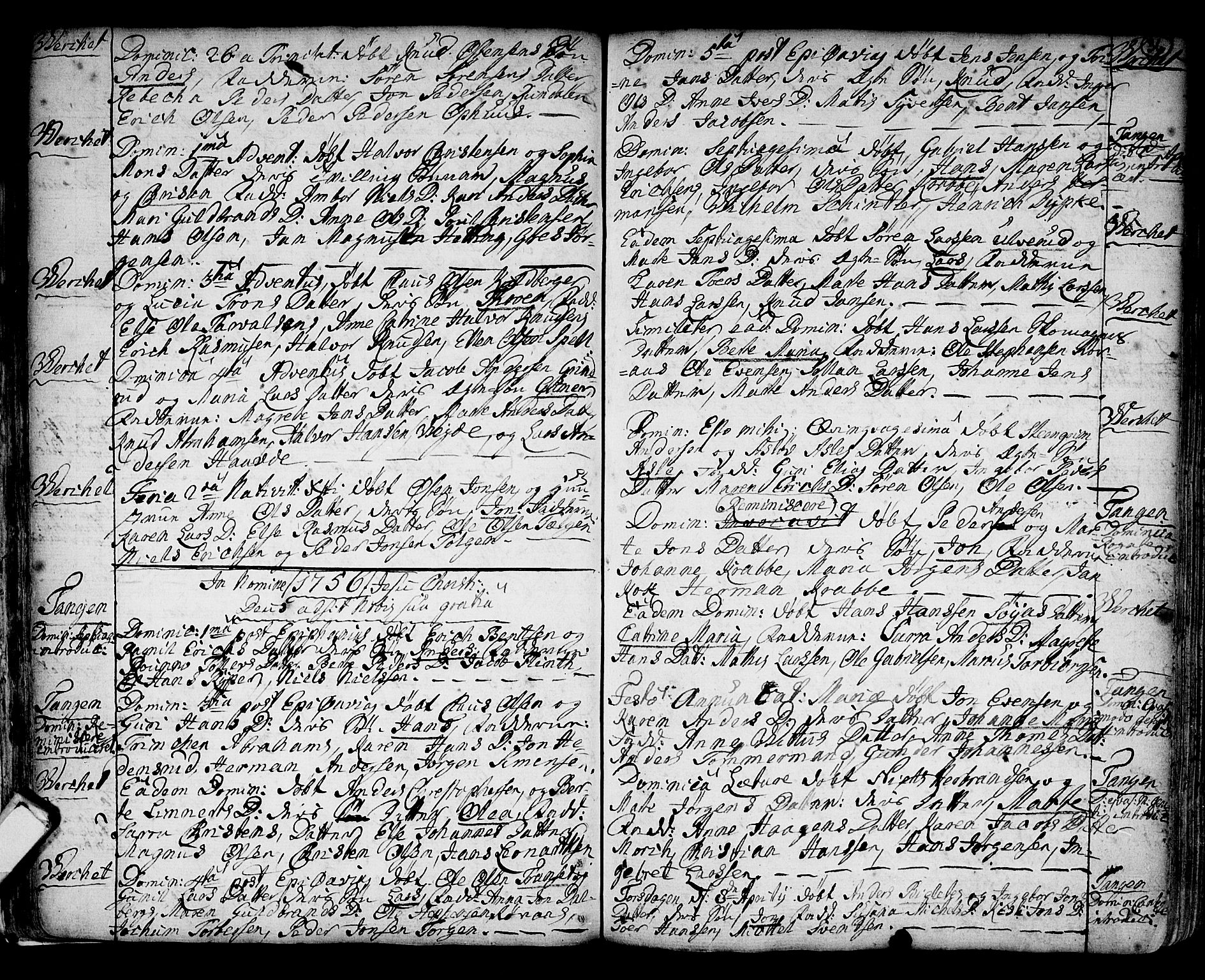 Strømsø kirkebøker, AV/SAKO-A-246/F/Fb/L0002: Parish register (official) no. II 2, 1739-1814, p. 36