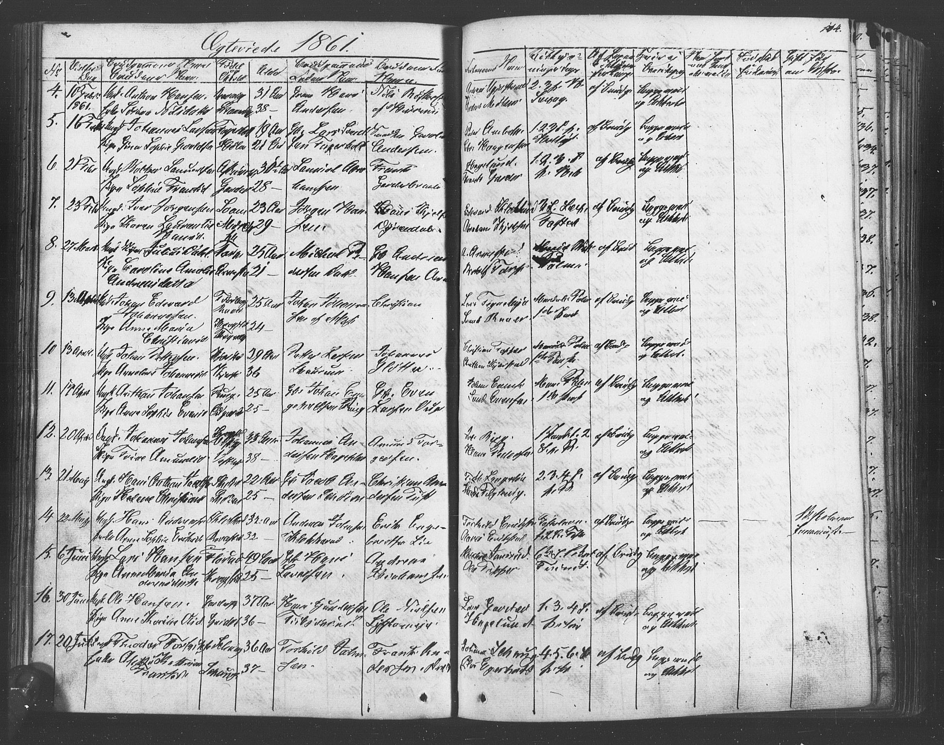 Vestby prestekontor Kirkebøker, SAO/A-10893/F/Fa/L0007: Parish register (official) no. I 7, 1850-1862, p. 114