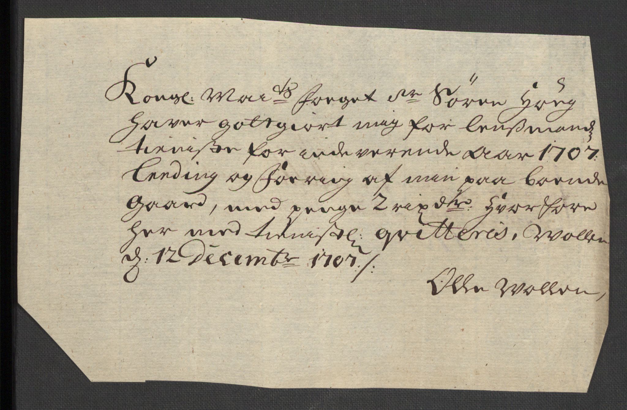 Rentekammeret inntil 1814, Reviderte regnskaper, Fogderegnskap, AV/RA-EA-4092/R30/L1701: Fogderegnskap Hurum, Røyken, Eiker og Lier, 1706-1707, p. 417