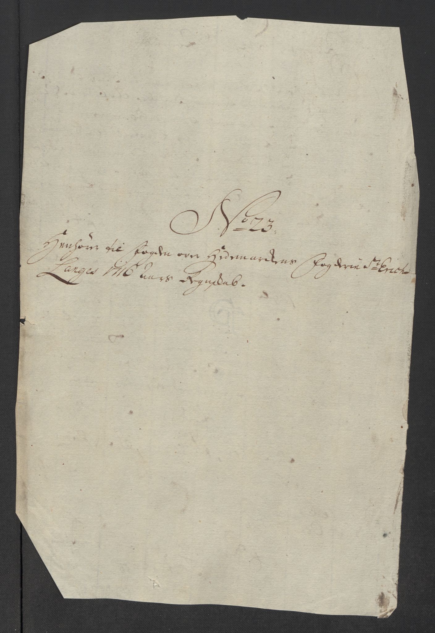 Rentekammeret inntil 1814, Reviderte regnskaper, Fogderegnskap, AV/RA-EA-4092/R16/L1055: Fogderegnskap Hedmark, 1716, p. 396