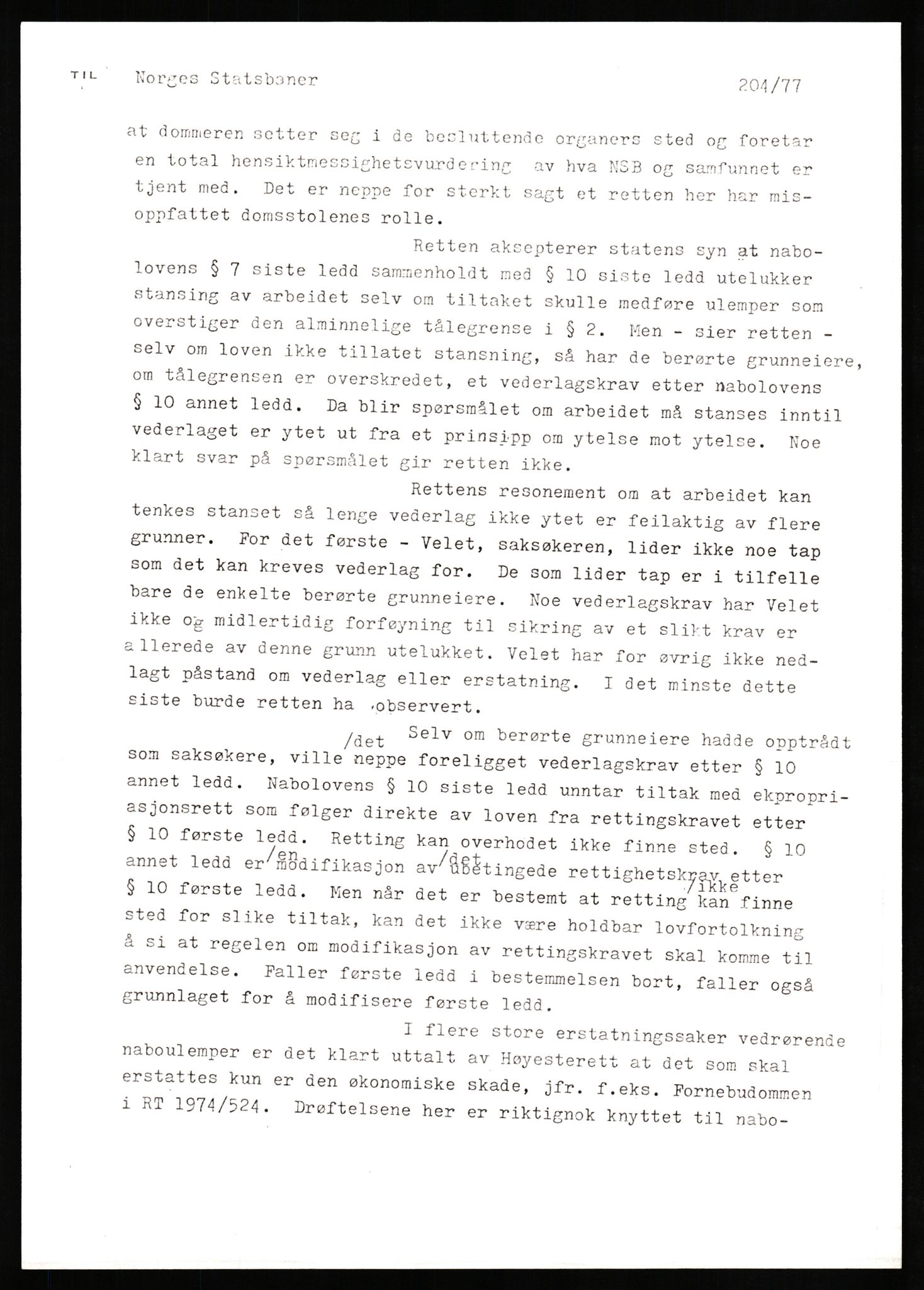 Norges statsbaner, Hovedadministrasjonen, Plankontoret for Oslo S, AV/RA-S-5410/D/L0171: Driftsbanegården. Øvrige driftsbanegårder, 1976-1978, p. 4