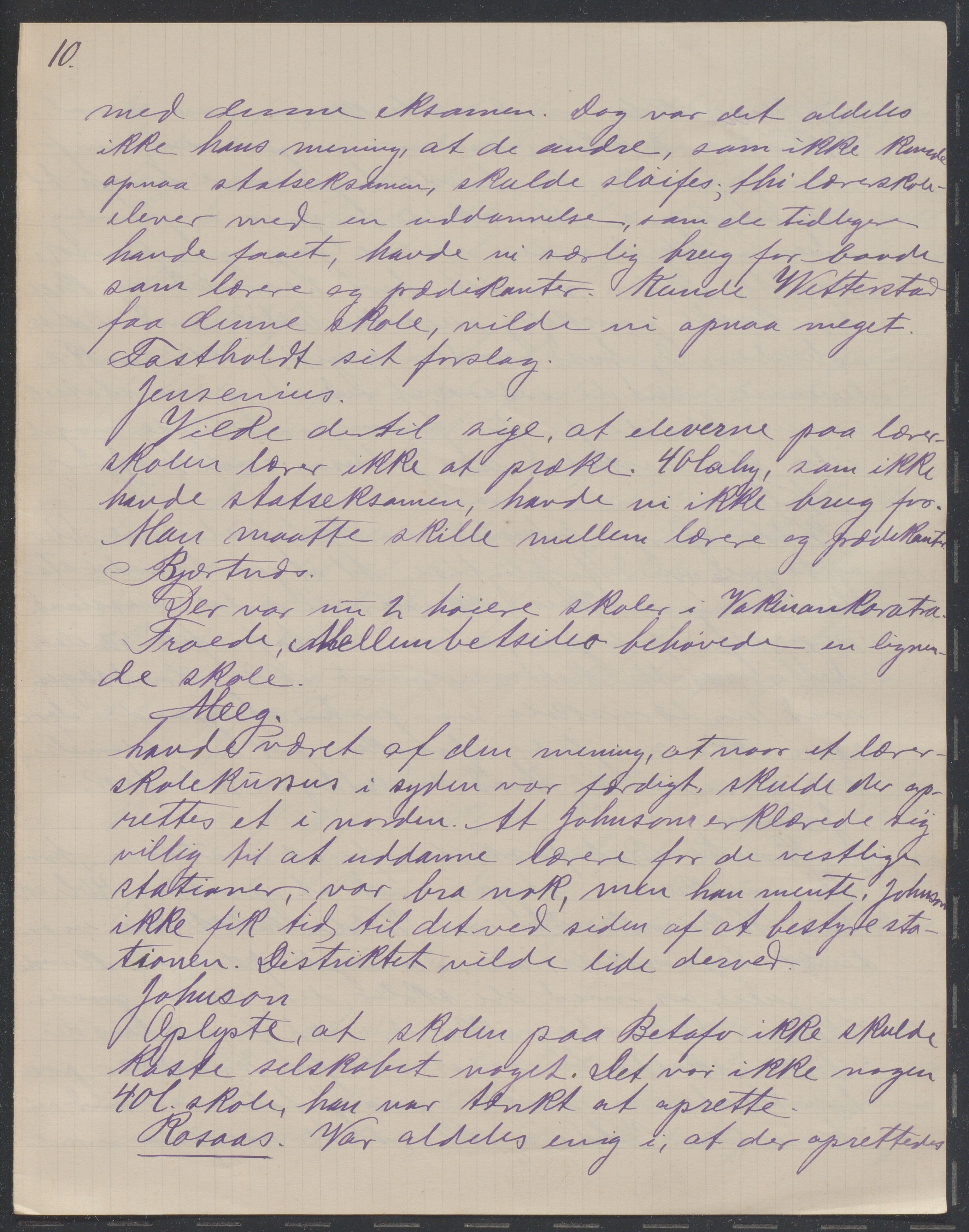 Det Norske Misjonsselskap - hovedadministrasjonen, VID/MA-A-1045/D/Da/Daa/L0043/0009: Konferansereferat og årsberetninger / Konferansereferat fra Madagaskar Innland, del I., 1900