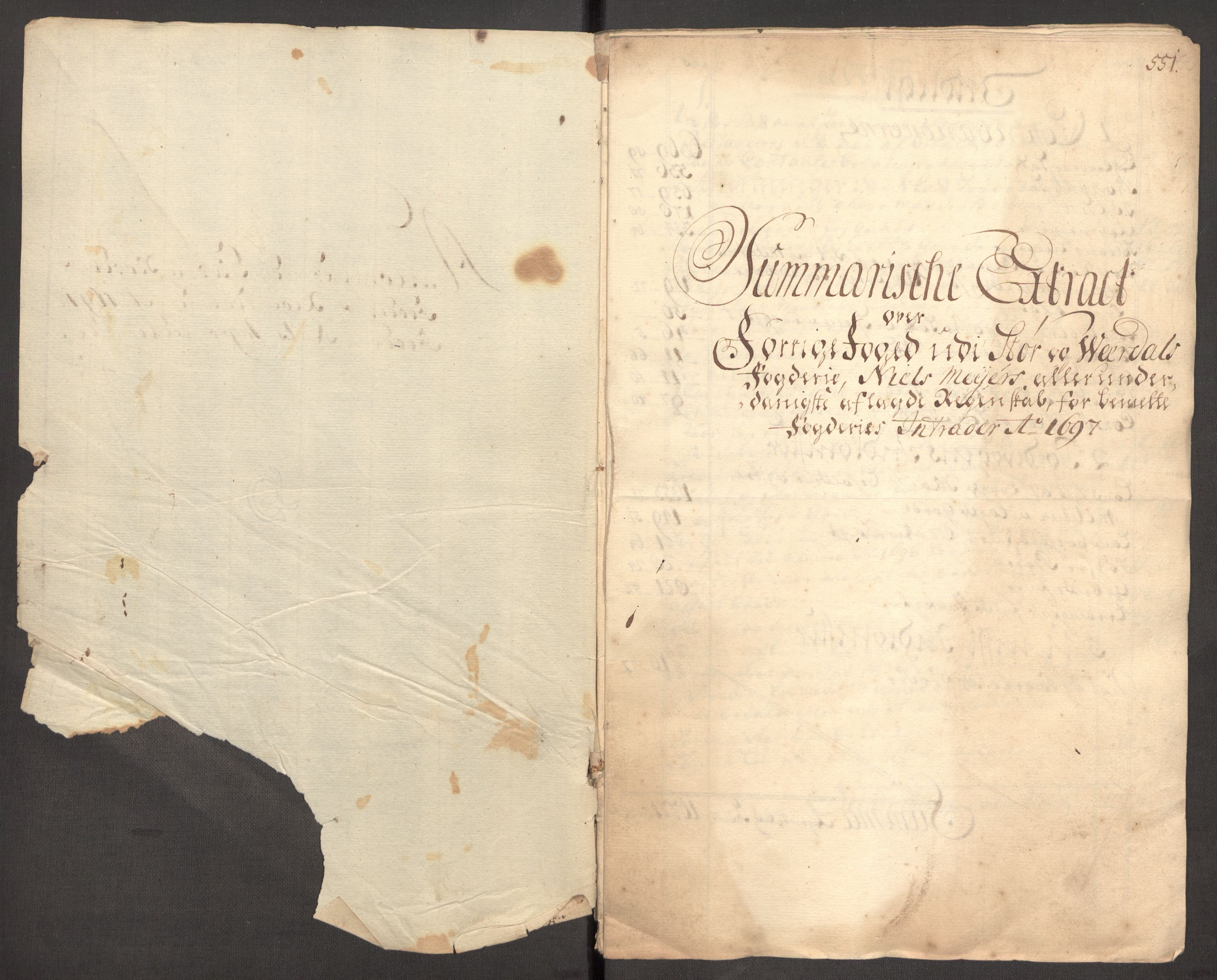 Rentekammeret inntil 1814, Reviderte regnskaper, Fogderegnskap, RA/EA-4092/R62/L4189: Fogderegnskap Stjørdal og Verdal, 1697, p. 228