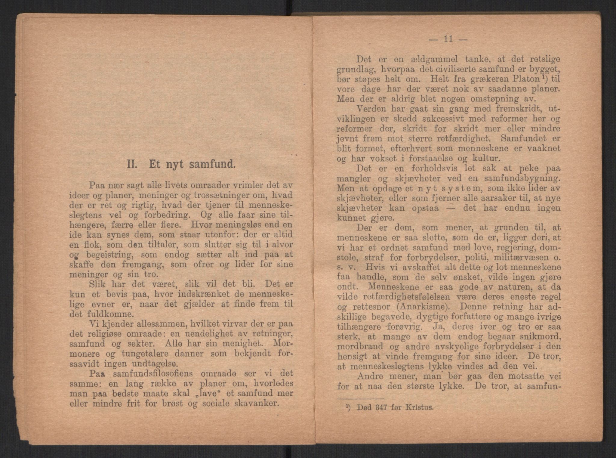 Venstres Hovedorganisasjon, RA/PA-0876/X/L0001: De eldste skrifter, 1860-1936, p. 869