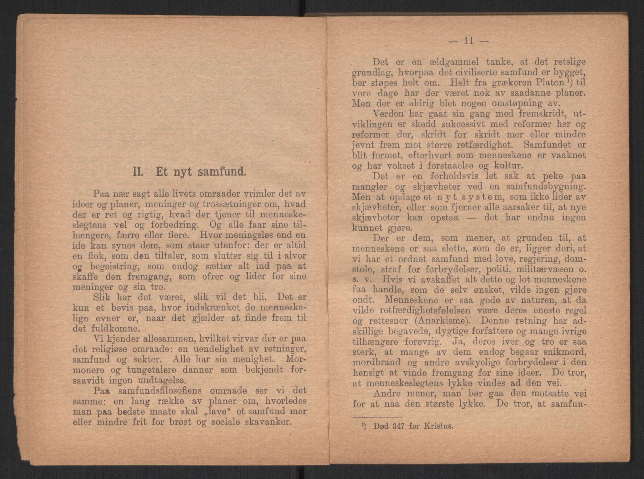 Venstres Hovedorganisasjon, AV/RA-PA-0876/X/L0001: De eldste skrifter, 1860-1936, p. 869