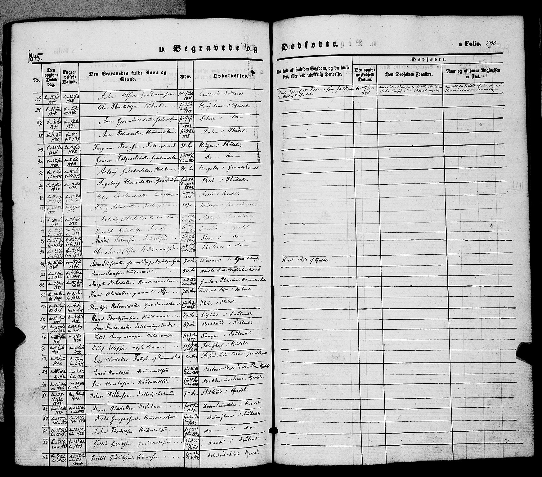 Hjartdal kirkebøker, SAKO/A-270/F/Fa/L0008: Parish register (official) no. I 8, 1844-1859, p. 290