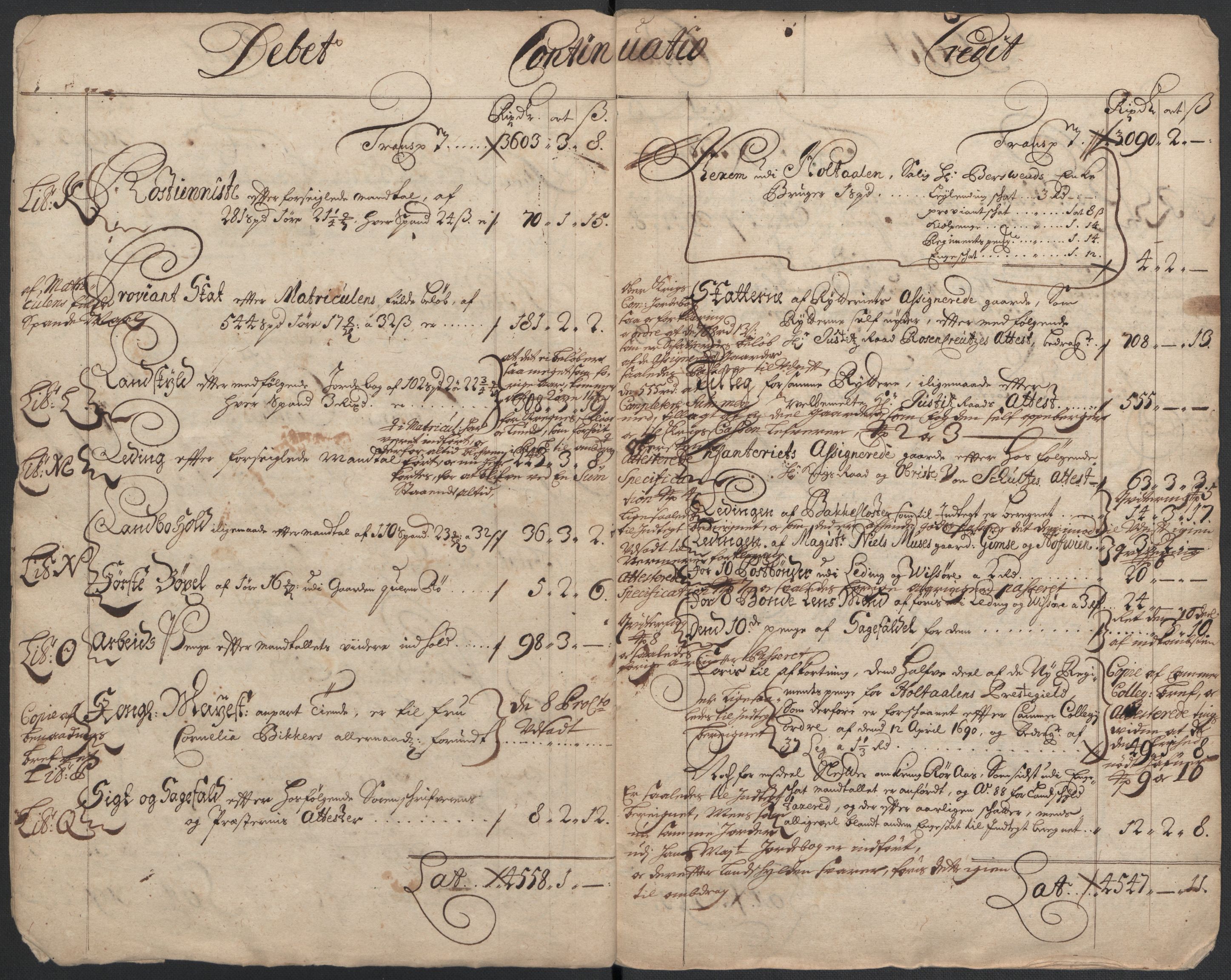 Rentekammeret inntil 1814, Reviderte regnskaper, Fogderegnskap, RA/EA-4092/R59/L3940: Fogderegnskap Gauldal, 1689-1690, p. 185