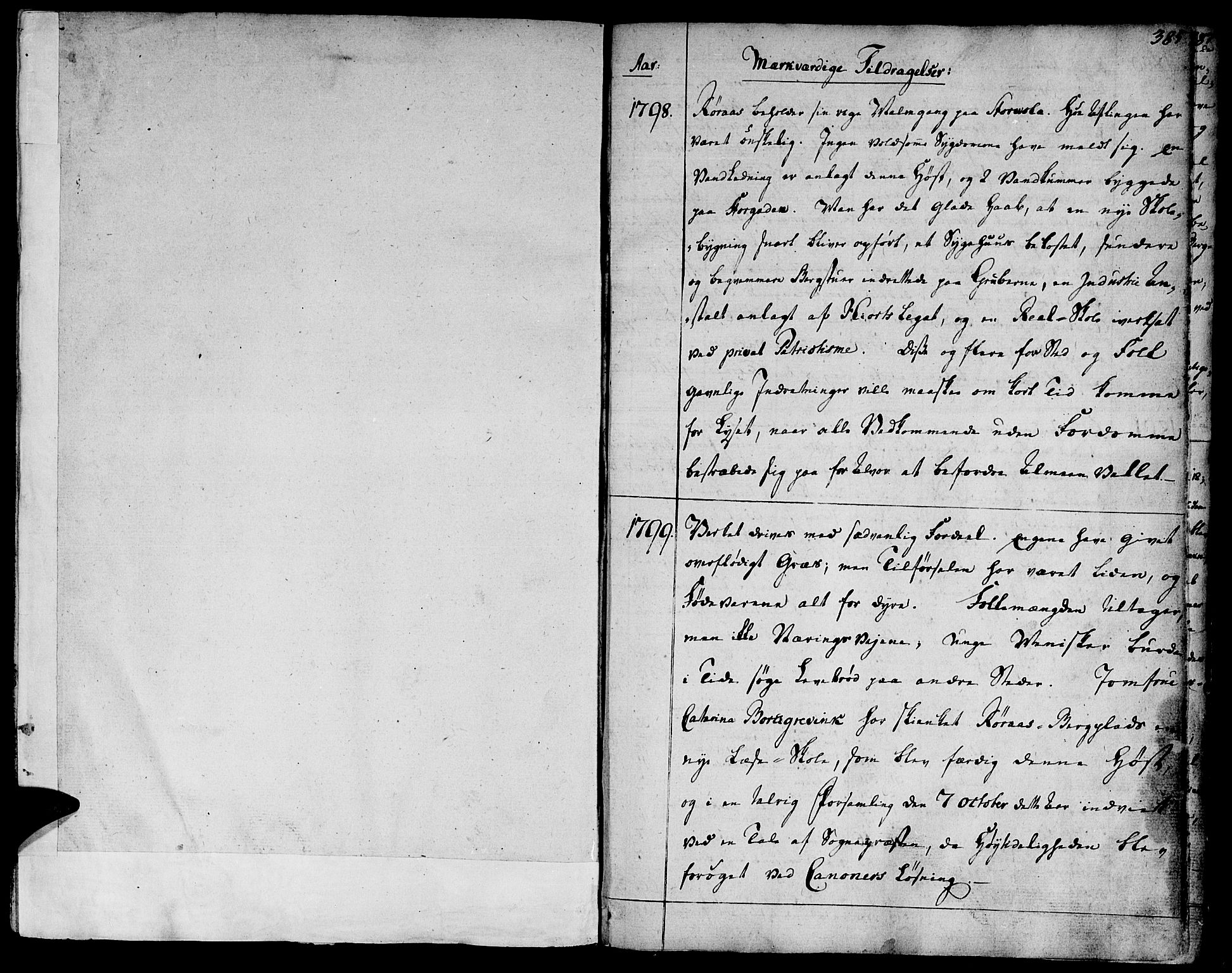 Ministerialprotokoller, klokkerbøker og fødselsregistre - Sør-Trøndelag, SAT/A-1456/681/L0927: Parish register (official) no. 681A05, 1798-1808, p. 384-385