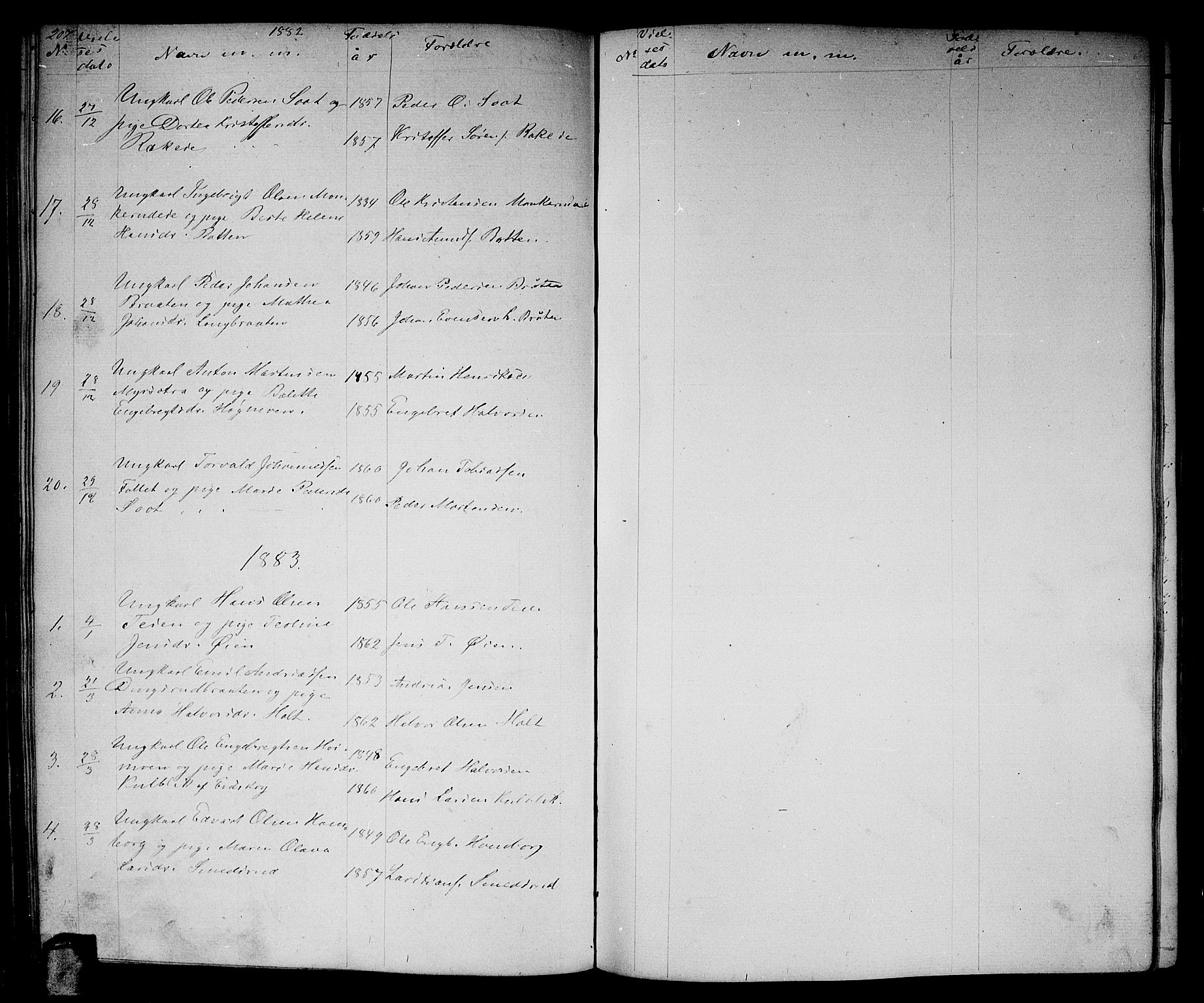 Aurskog prestekontor Kirkebøker, AV/SAO-A-10304a/G/Ga/L0003: Parish register (copy) no. I 3, 1858-1883, p. 207