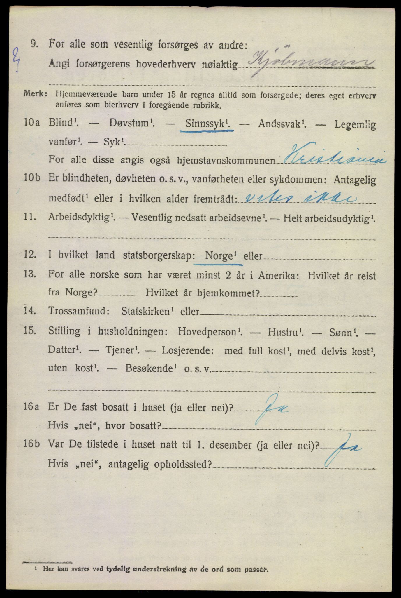 SAKO, 1920 census for Lier, 1920, p. 26081