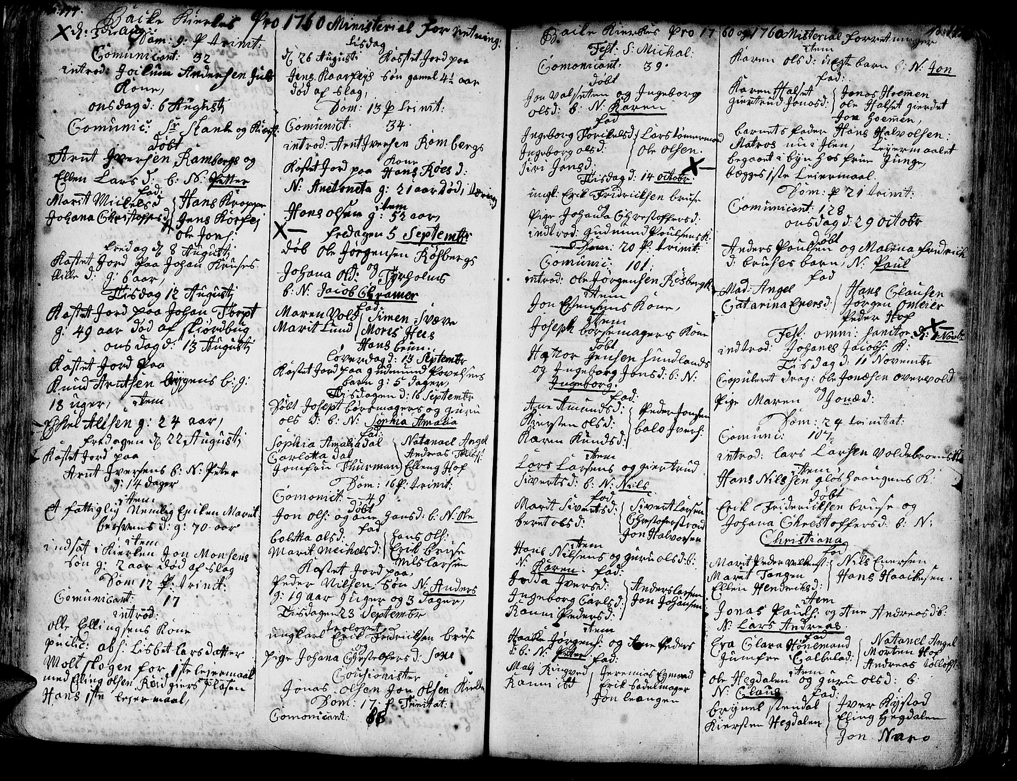 Ministerialprotokoller, klokkerbøker og fødselsregistre - Sør-Trøndelag, SAT/A-1456/606/L0276: Parish register (official) no. 606A01 /2, 1727-1779, p. 144-145