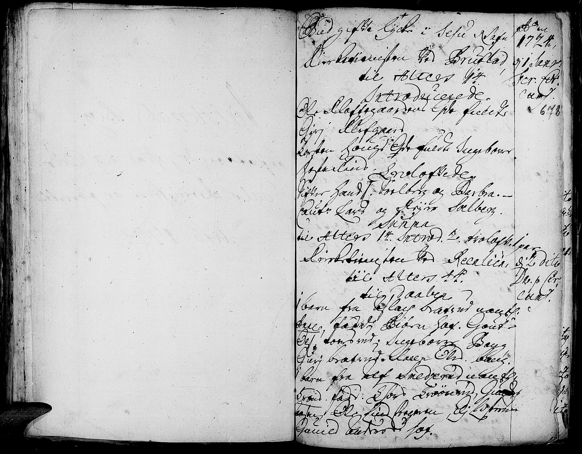 Aurdal prestekontor, SAH/PREST-126/H/Ha/Haa/L0001: Parish register (official) no. 1-3, 1692-1730, p. 678
