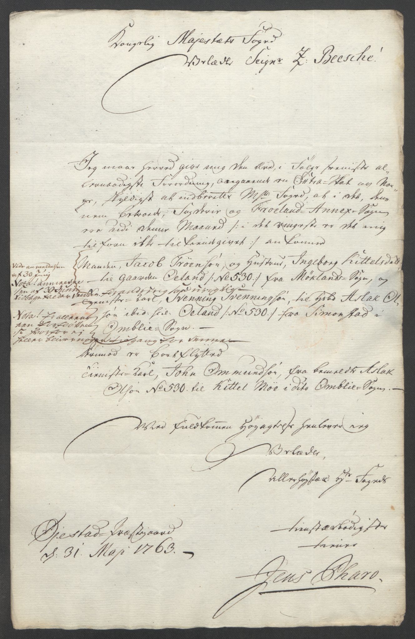 Rentekammeret inntil 1814, Reviderte regnskaper, Fogderegnskap, RA/EA-4092/R40/L2517: Ekstraskatten Råbyggelag, 1762-1763, p. 493