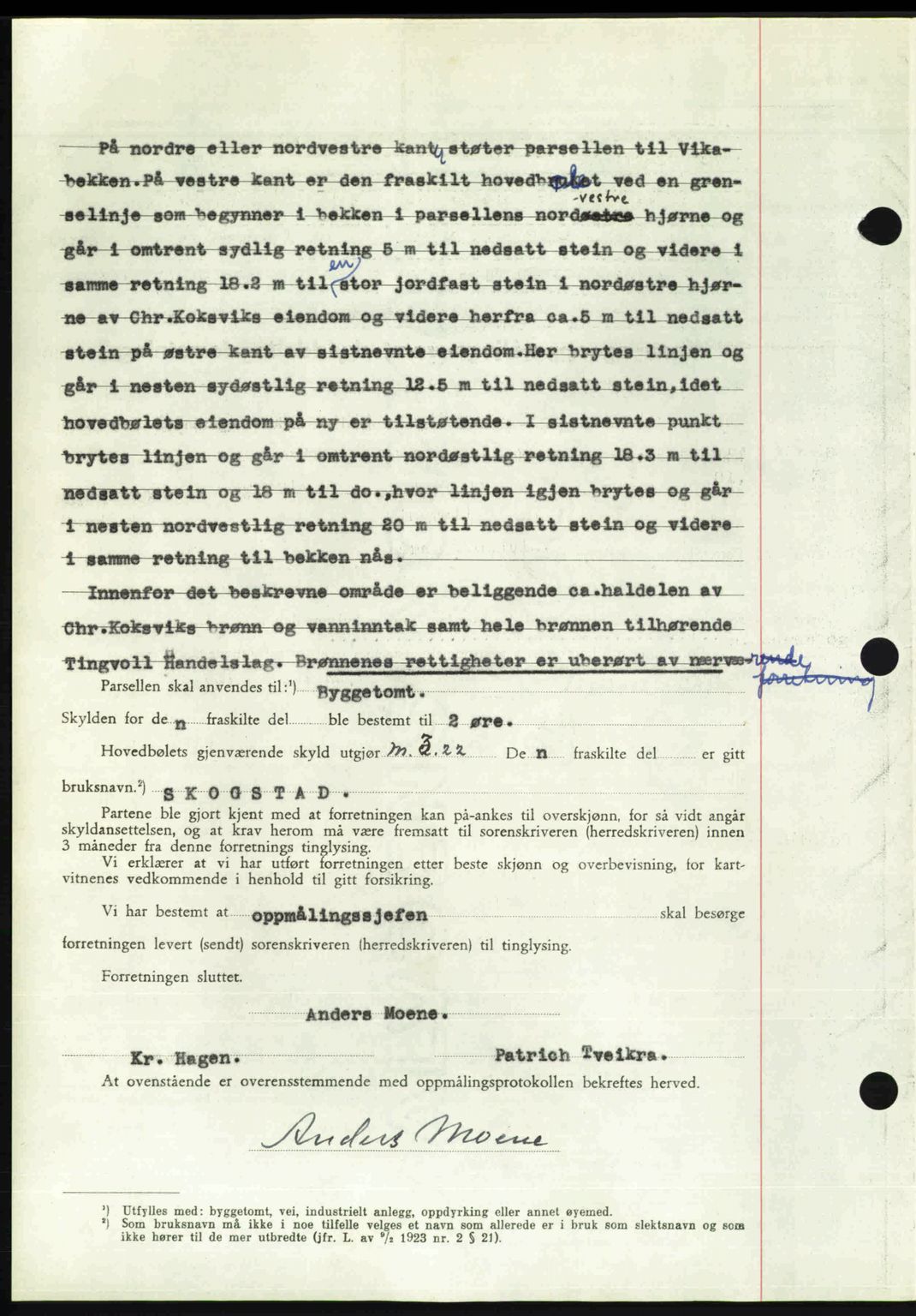 Nordmøre sorenskriveri, AV/SAT-A-4132/1/2/2Ca: Mortgage book no. A114, 1950-1950, Diary no: : 1264/1950