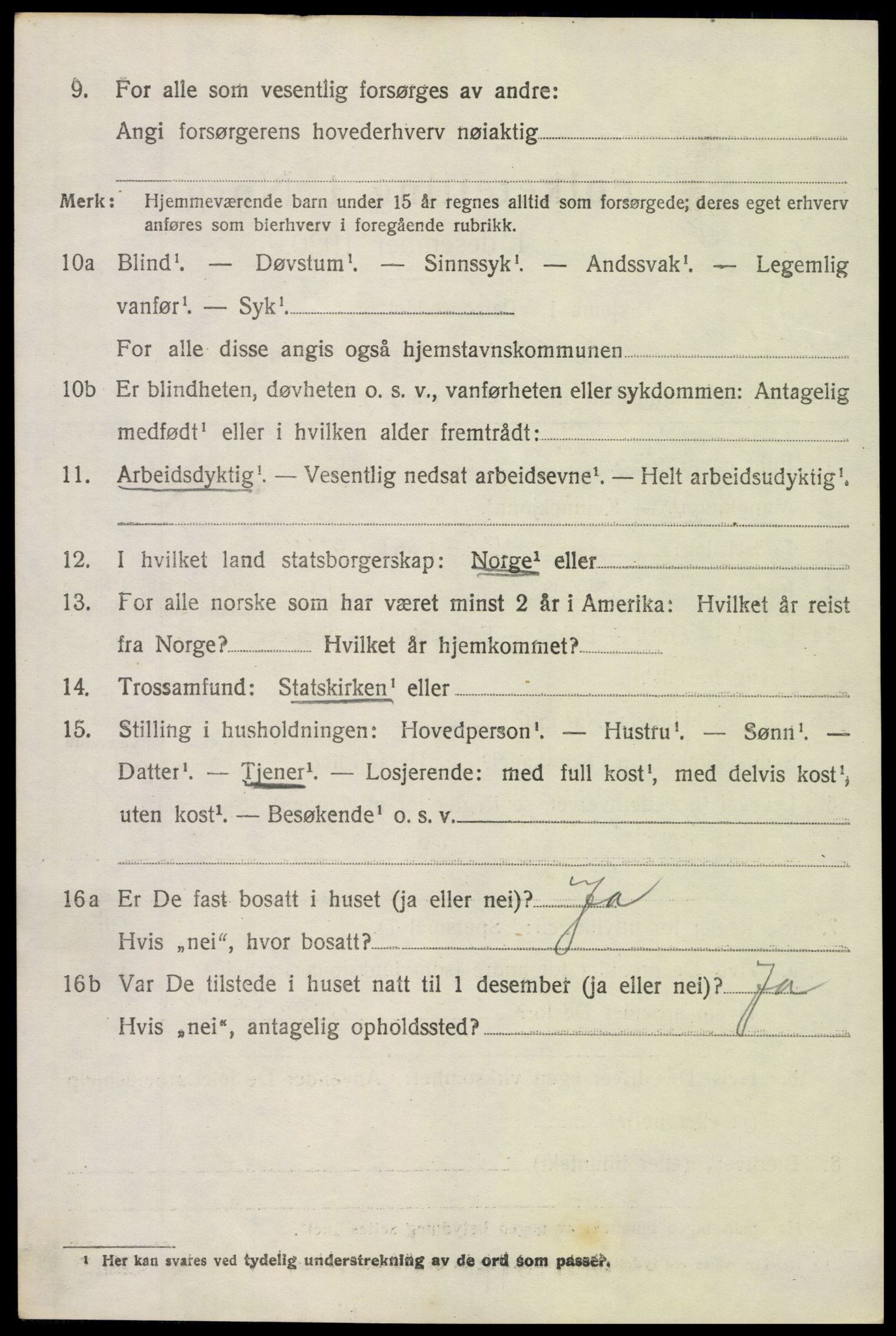 SAH, 1920 census for Torpa, 1920, p. 3978