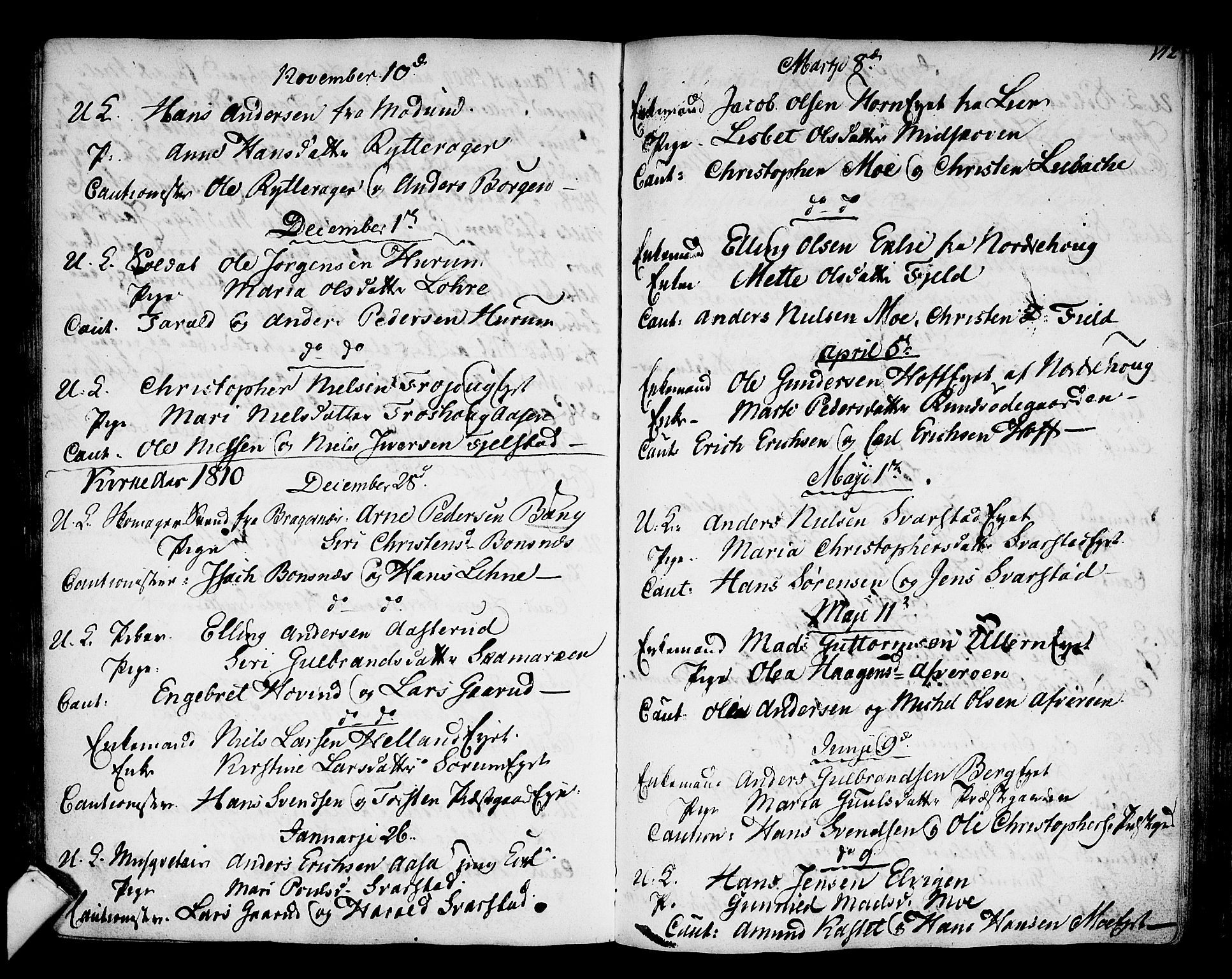 Hole kirkebøker, SAKO/A-228/F/Fa/L0002: Parish register (official) no. I 2, 1766-1814, p. 172