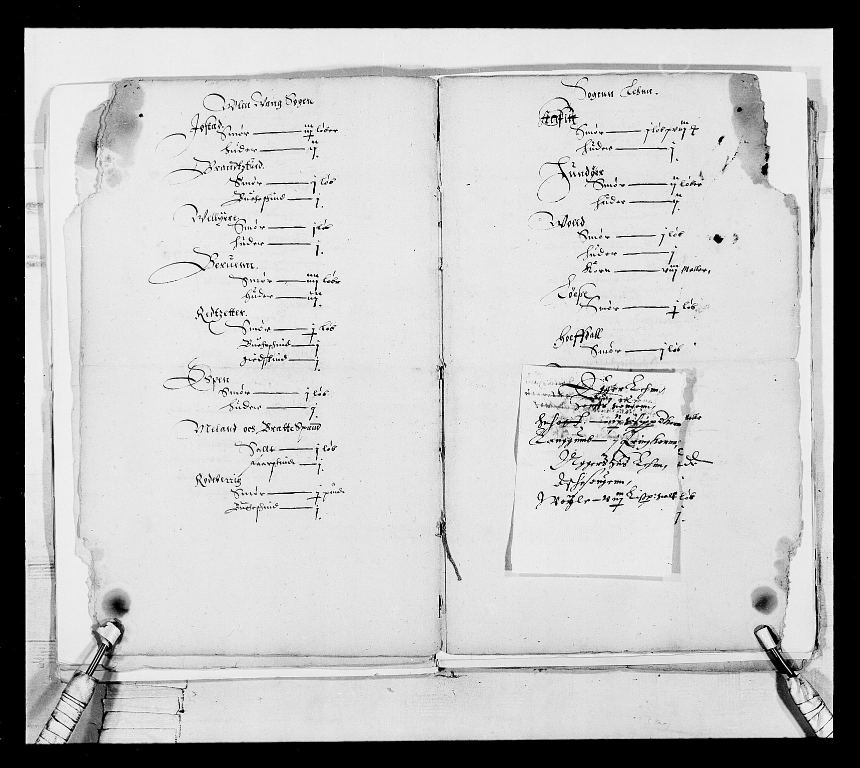 Stattholderembetet 1572-1771, AV/RA-EA-2870/Ek/L0017/0001: Jordebøker 1633-1658: / Adelsjordebøker, 1633-1639, p. 424