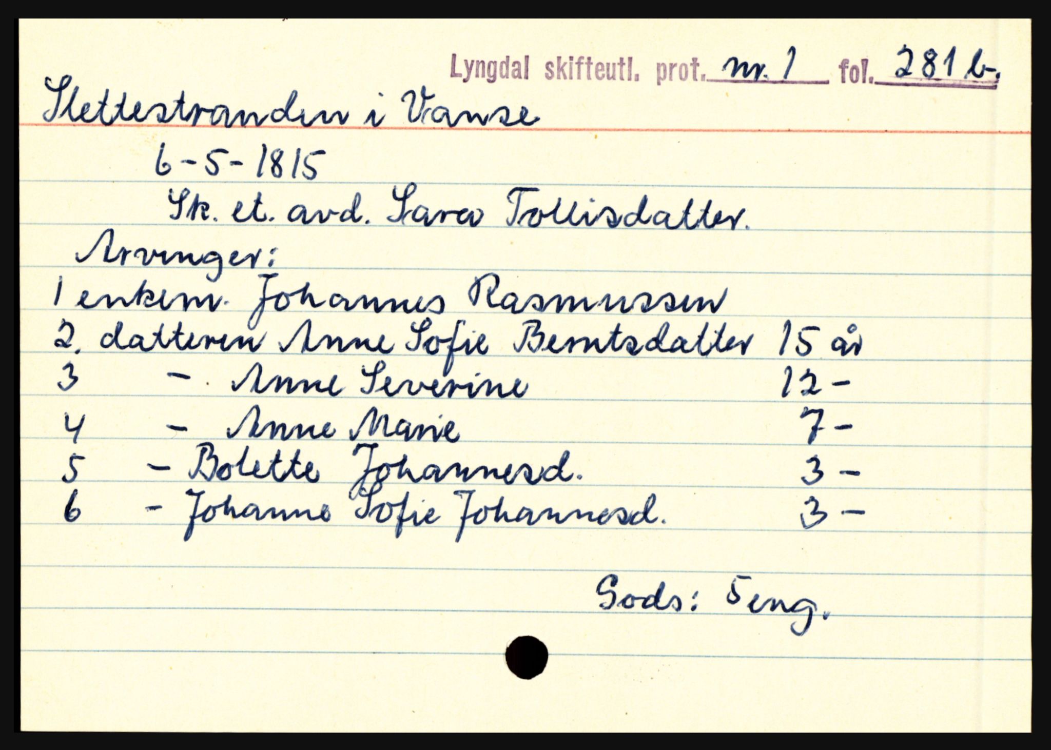 Lyngdal sorenskriveri, SAK/1221-0004/H, p. 10305