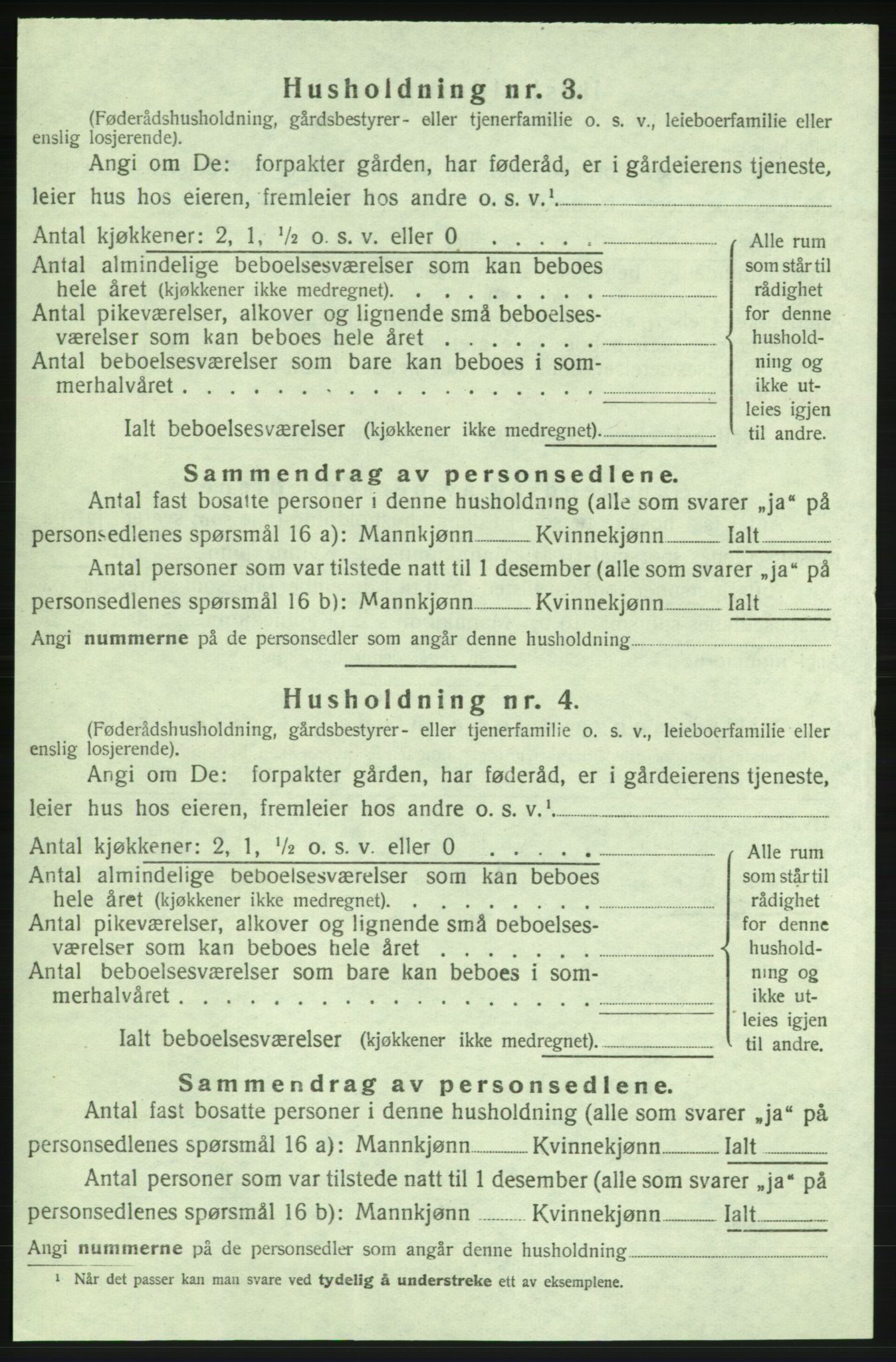 SAB, 1920 census for Strandebarm, 1920, p. 1055