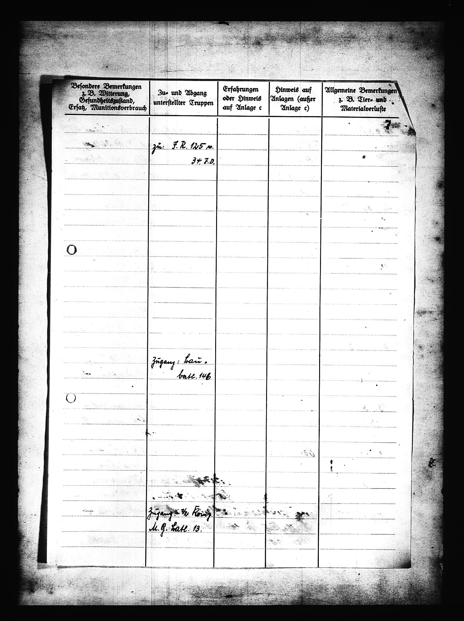 Documents Section, AV/RA-RAFA-2200/V/L0088: Amerikansk mikrofilm "Captured German Documents".
Box No. 727.  FKA jnr. 601/1954., 1939-1940, p. 485