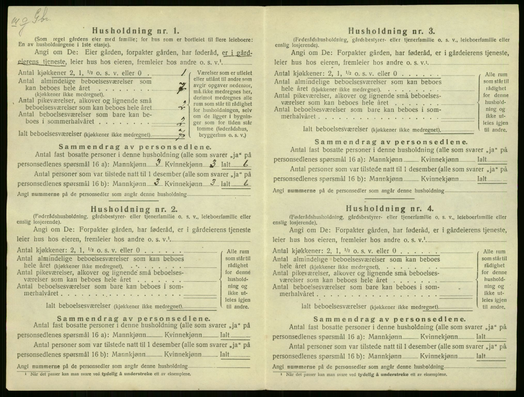 SAKO, 1920 census for Røyken, 1920, p. 45