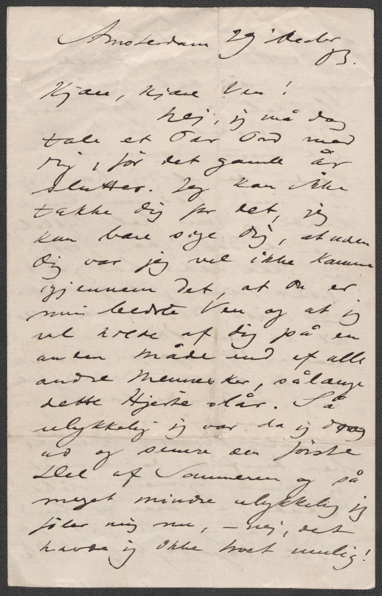 Beyer, Frants, AV/RA-PA-0132/F/L0001: Brev fra Edvard Grieg til Frantz Beyer og "En del optegnelser som kan tjene til kommentar til brevene" av Marie Beyer, 1872-1907, p. 83