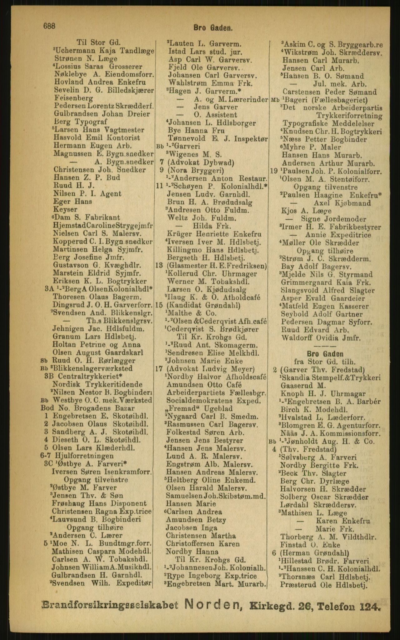 Kristiania/Oslo adressebok, PUBL/-, 1899, p. 688