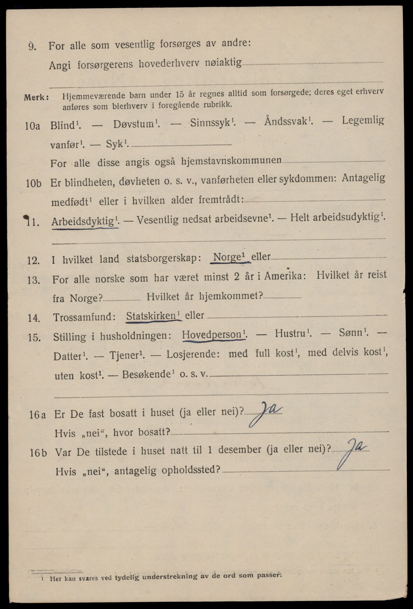 SAST, 1920 census for Stavanger, 1920, p. 34119