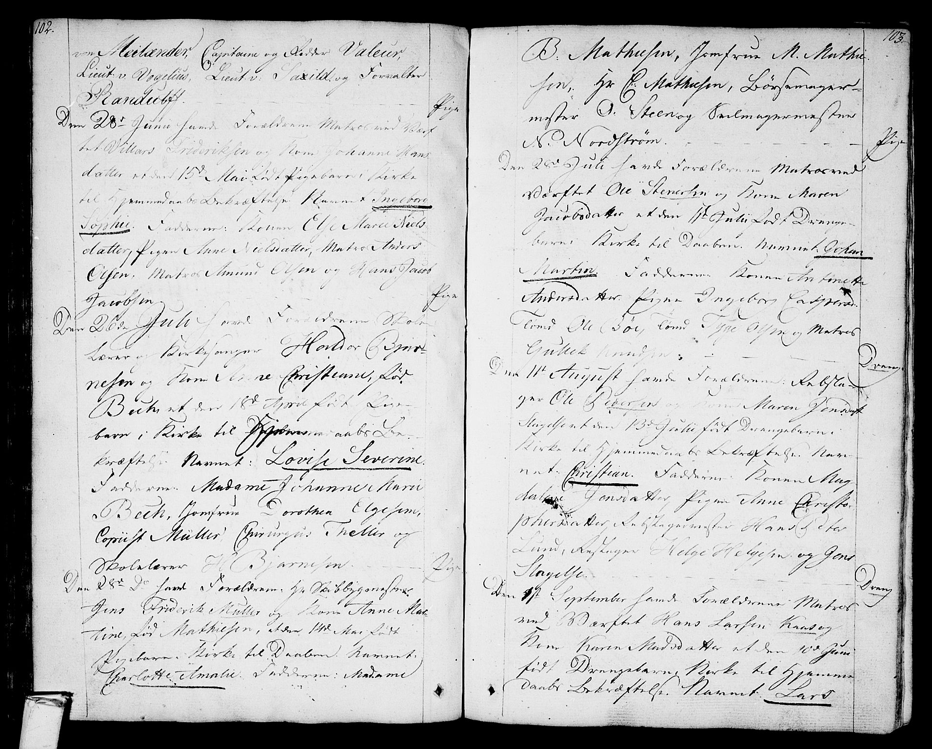 Stavern kirkebøker, SAKO/A-318/F/Fa/L0004: Parish register (official) no. 4, 1809-1816, p. 102-103