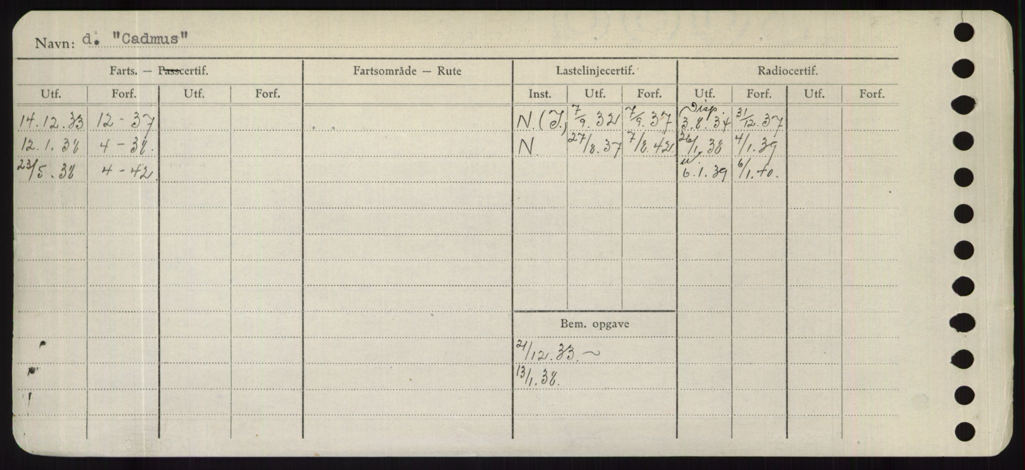 Sjøfartsdirektoratet med forløpere, Skipsmålingen, RA/S-1627/H/Hd/L0008: Fartøy, C-D, p. 24