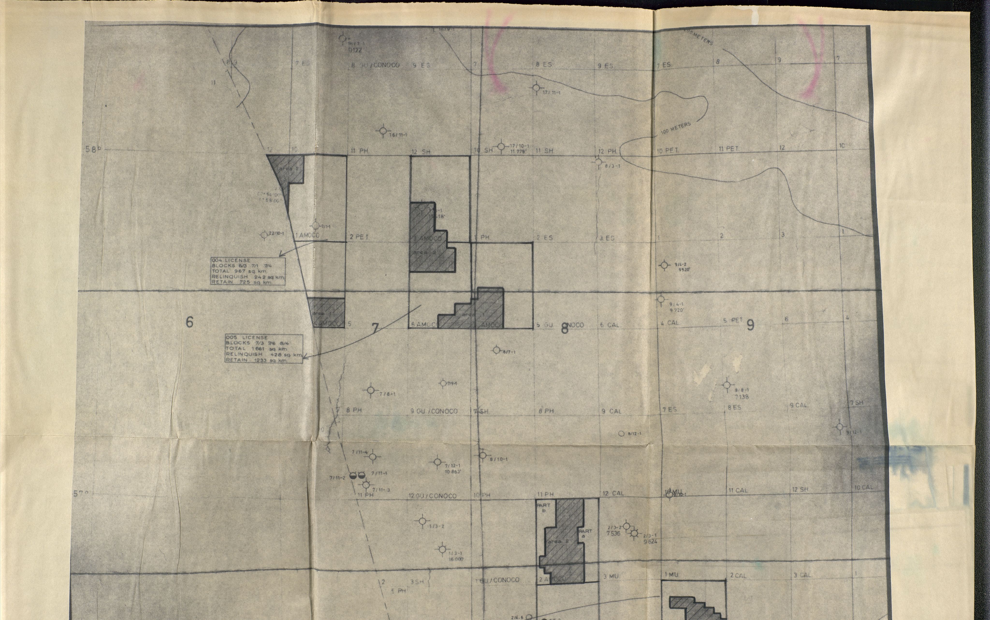 Industridepartementet, Oljekontoret, AV/SAST-A-101348/Da/L0004: Arkivnøkkel 711 - 712 Utvinningstillatelser, 1970-1971, p. 391