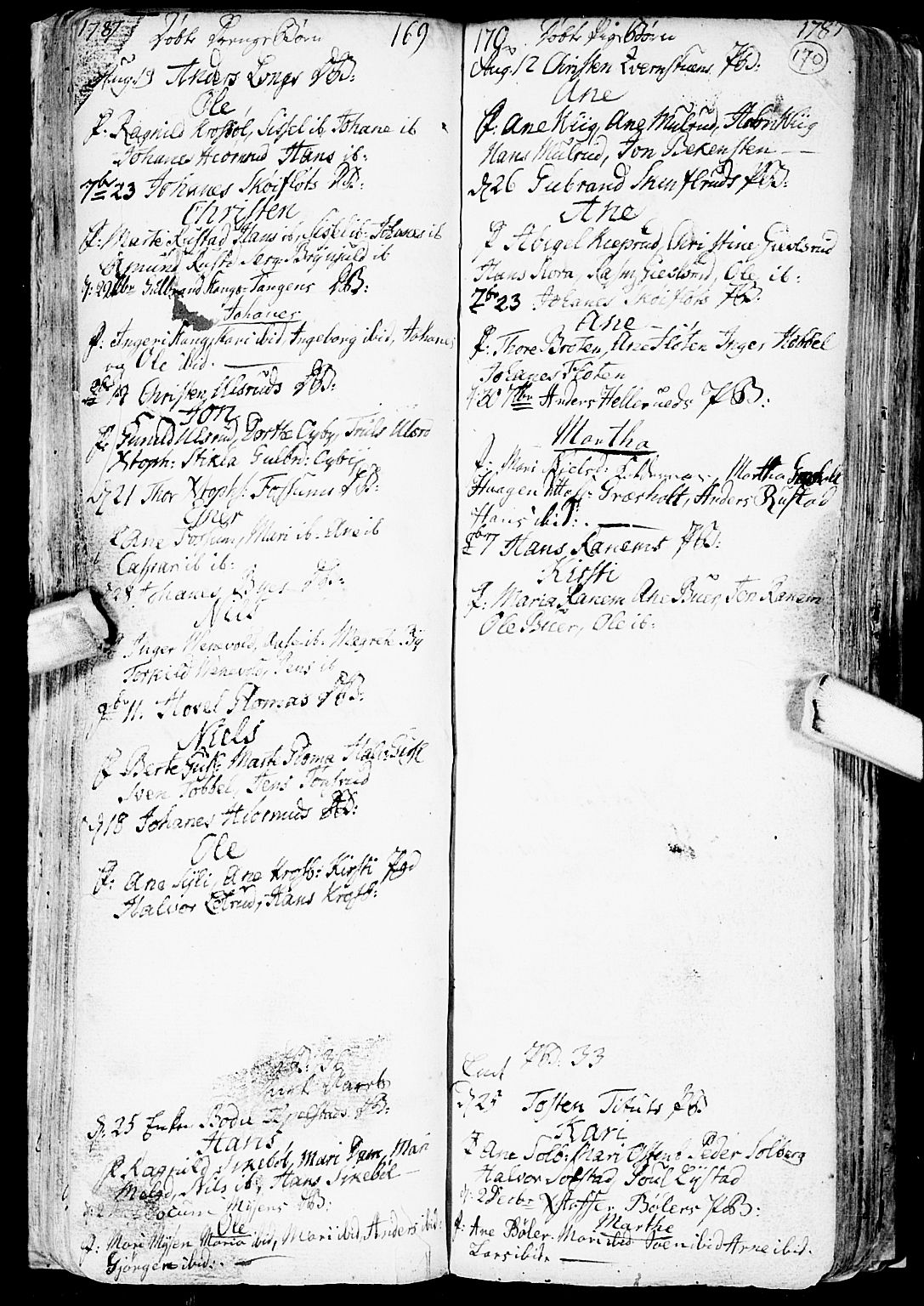 Enebakk prestekontor Kirkebøker, SAO/A-10171c/F/Fa/L0002: Parish register (official) no. I 2, 1755-1806, p. 169-170