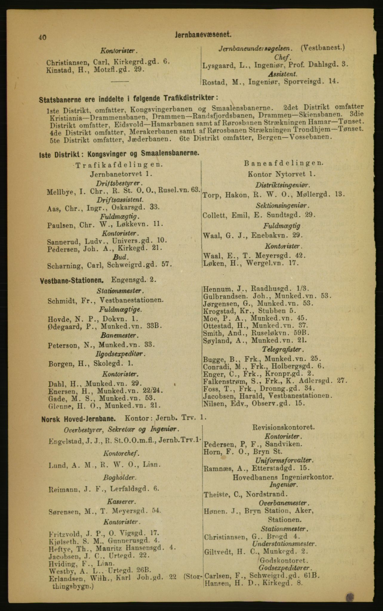 Kristiania/Oslo adressebok, PUBL/-, 1891, p. 40