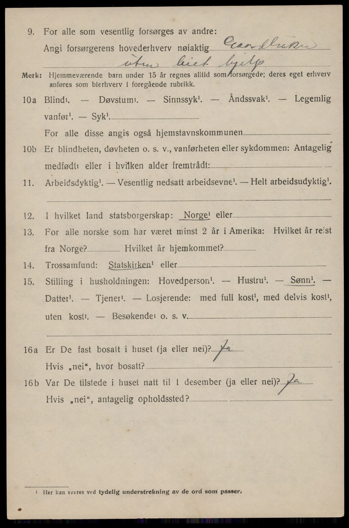 SAST, 1920 census for Nærbø, 1920, p. 1656