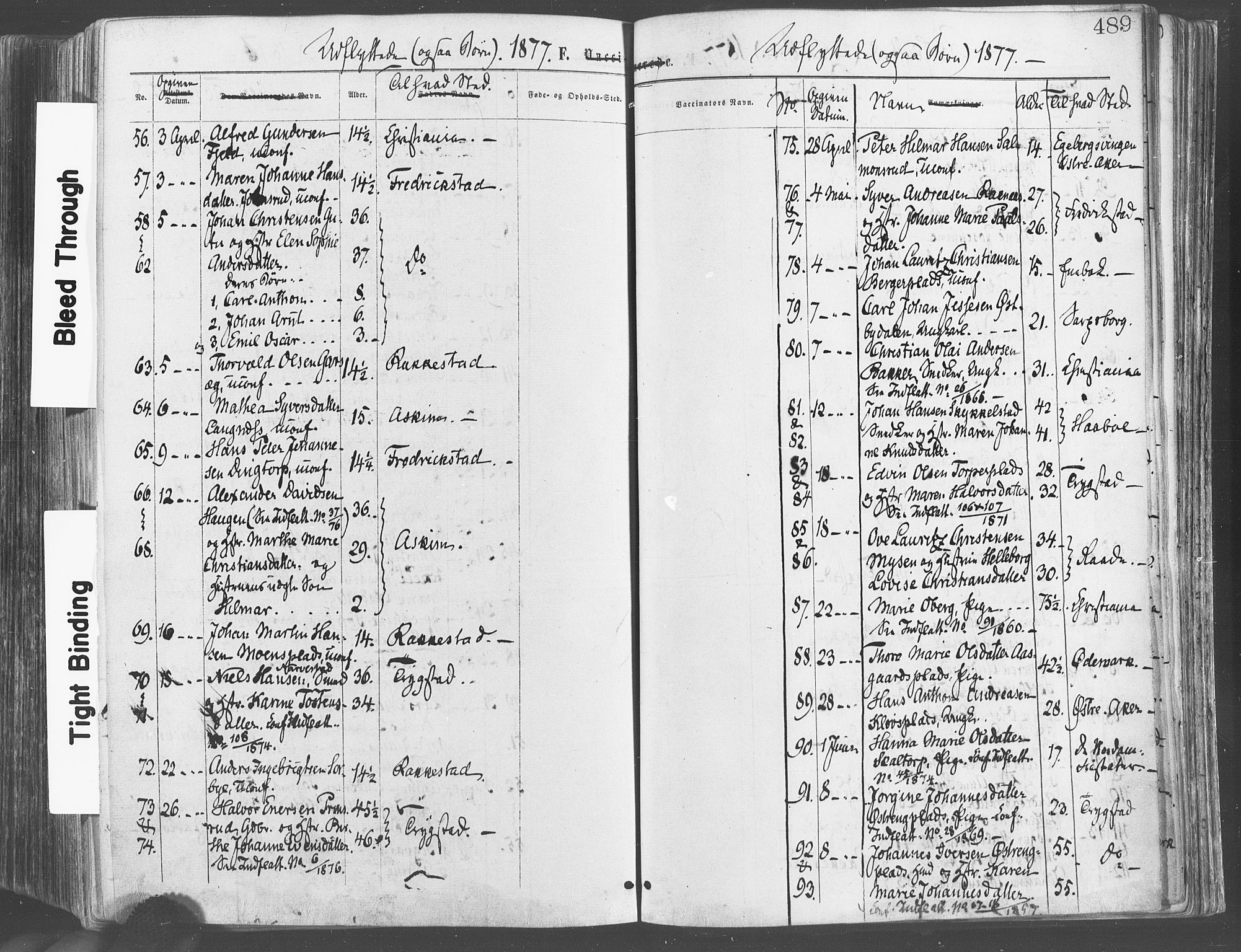 Eidsberg prestekontor Kirkebøker, SAO/A-10905/F/Fa/L0011: Parish register (official) no. I 11, 1867-1878, p. 489