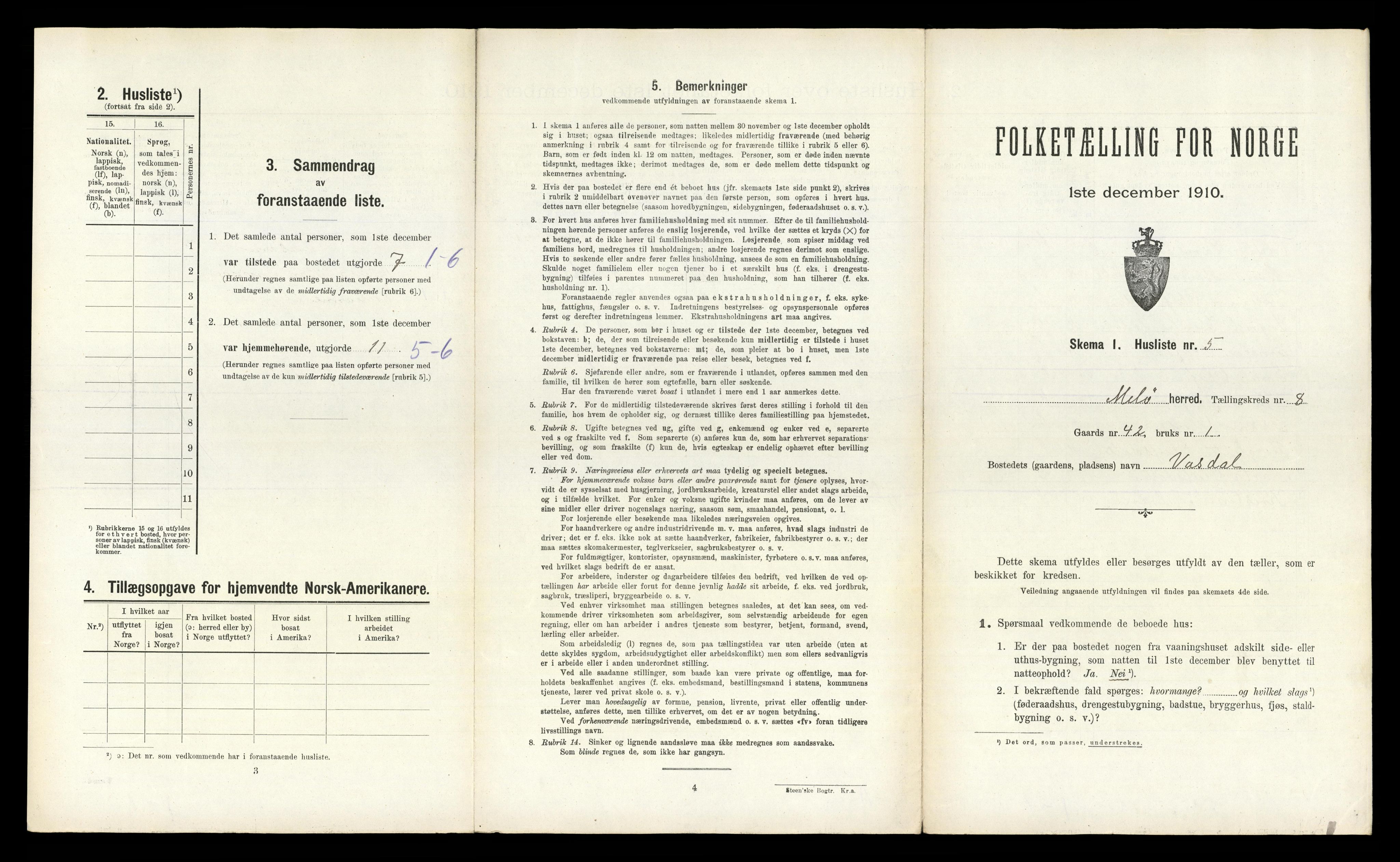 RA, 1910 census for Meløy, 1910, p. 512