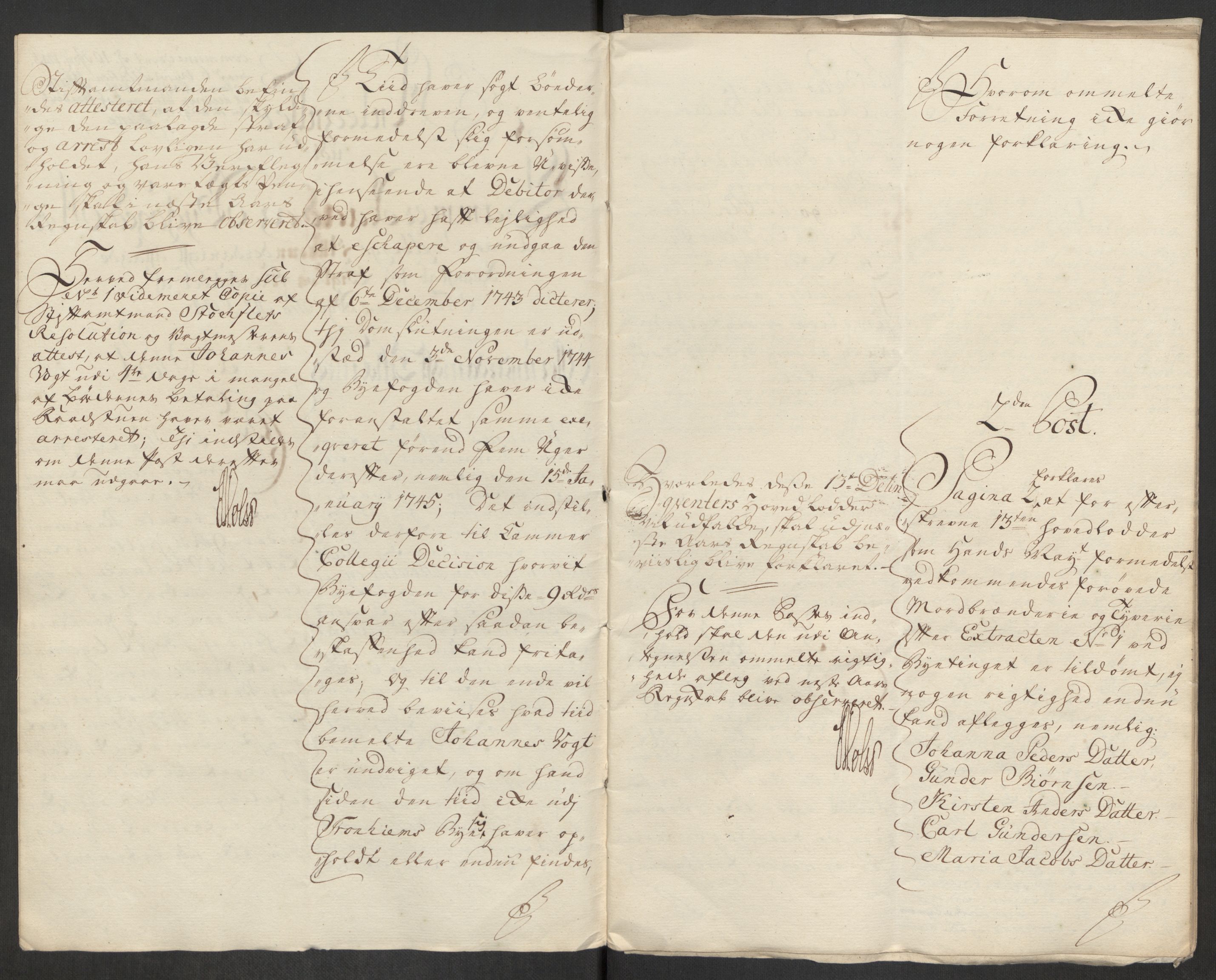 Rentekammeret inntil 1814, Reviderte regnskaper, Byregnskaper, AV/RA-EA-4066/R/Rs/L0541: [S22] Sikt og sakefall, 1743-1746, p. 168