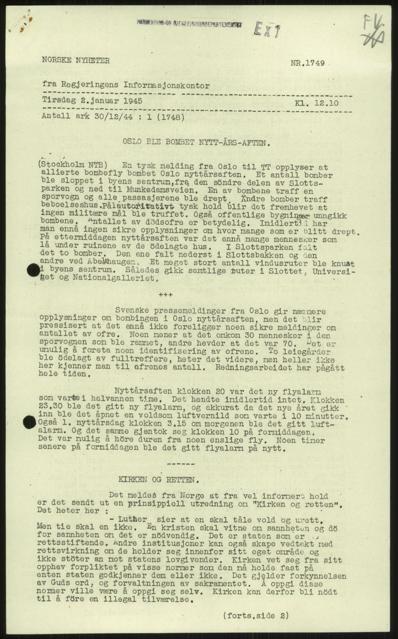 Kommunaldepartementet, Den alminnelige avdeling, AV/RA-S-1437/F/Fe, 1944-1945, p. 229