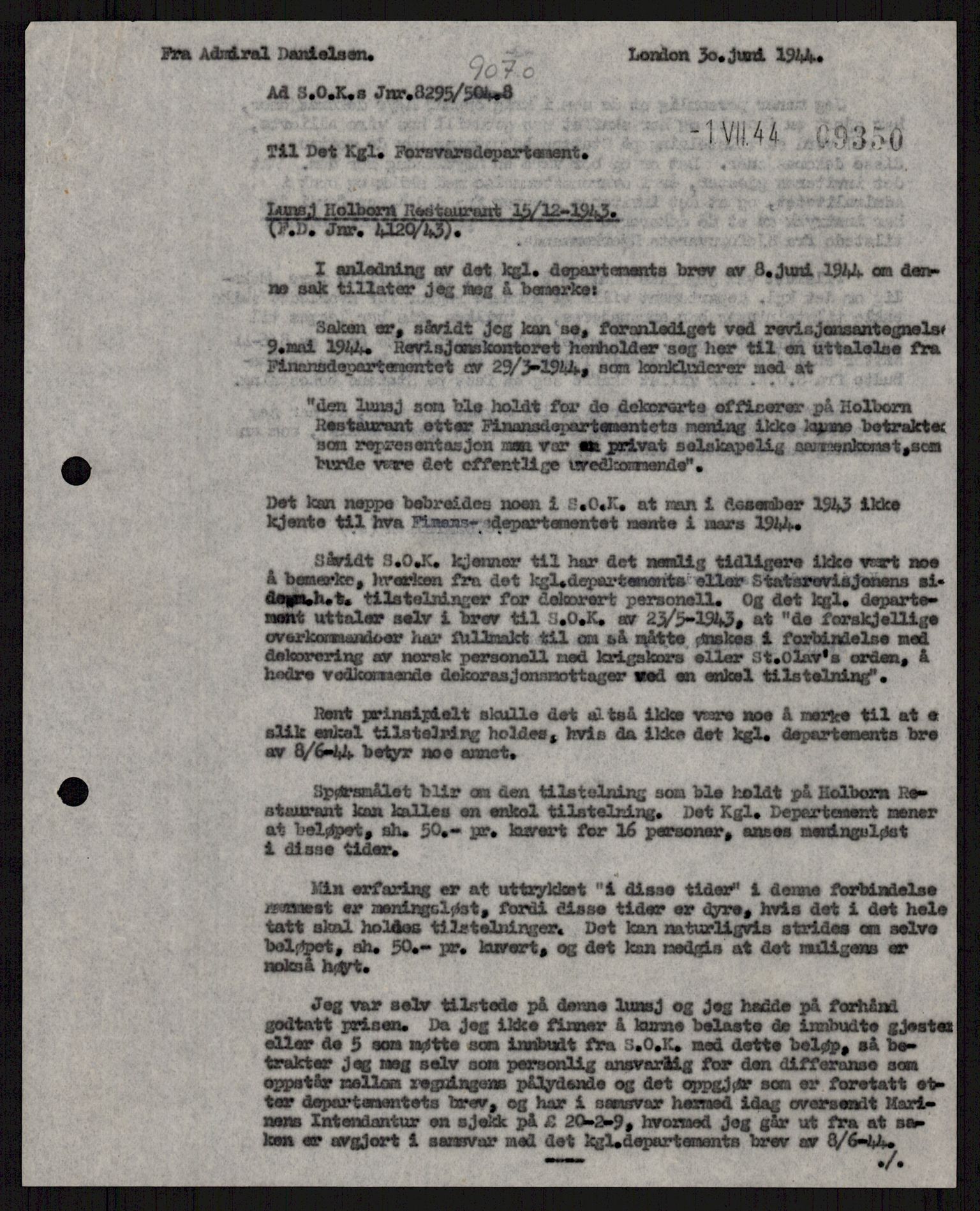 Forsvaret, Sjøforsvarets overkommando, AV/RA-RAFA-2035/D/Dc/L0305: --, 1940-1946, p. 27