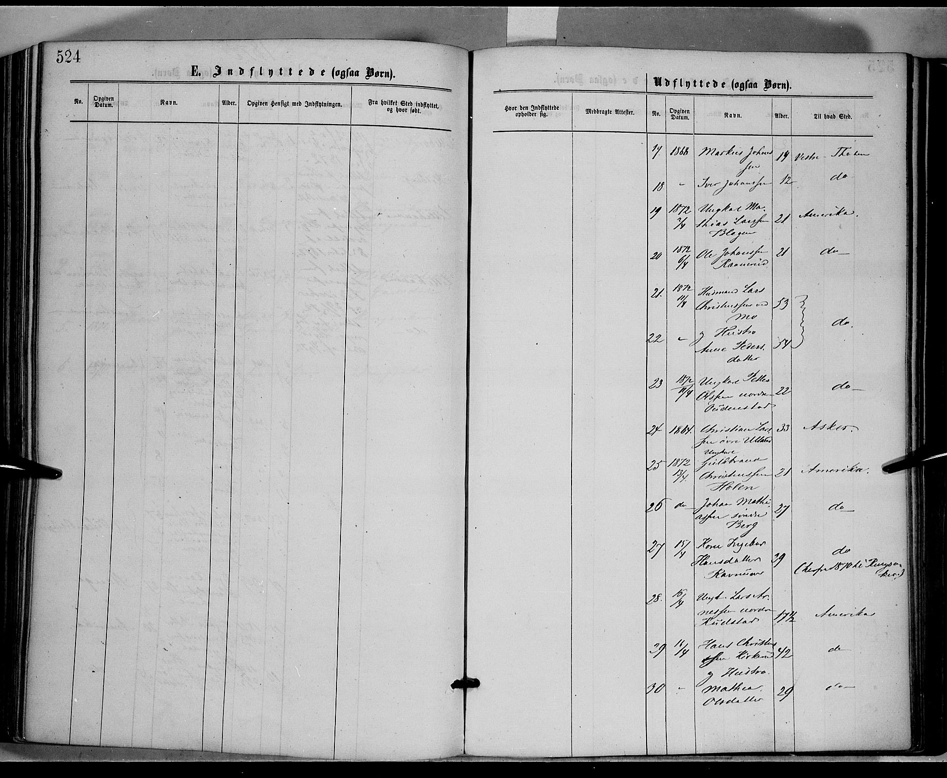 Fåberg prestekontor, SAH/PREST-086/H/Ha/Haa/L0007: Parish register (official) no. 7, 1868-1878, p. 524