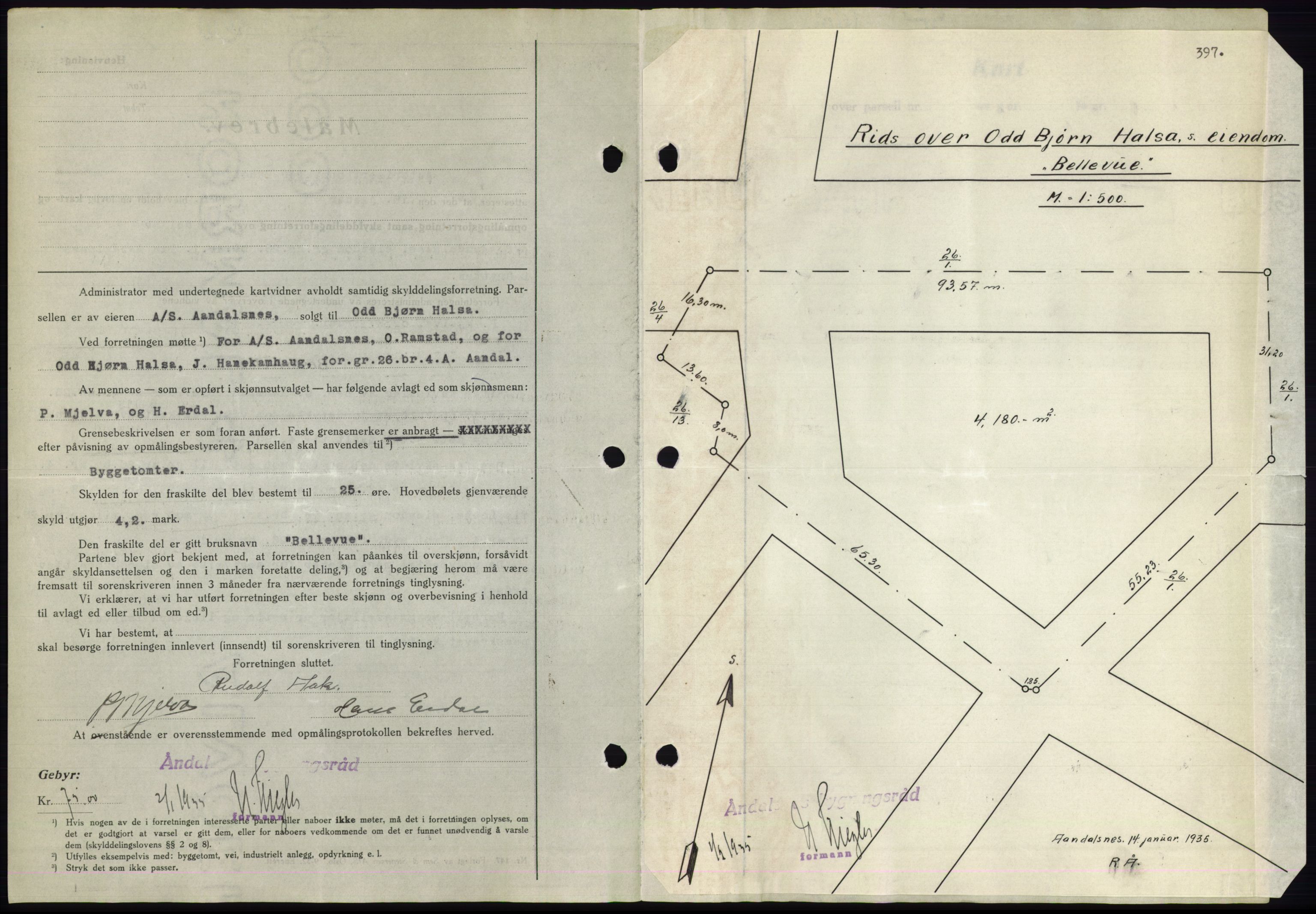 Romsdal sorenskriveri, AV/SAT-A-4149/1/2/2C/L0066: Mortgage book no. 60, 1934-1935, Deed date: 15.04.1935