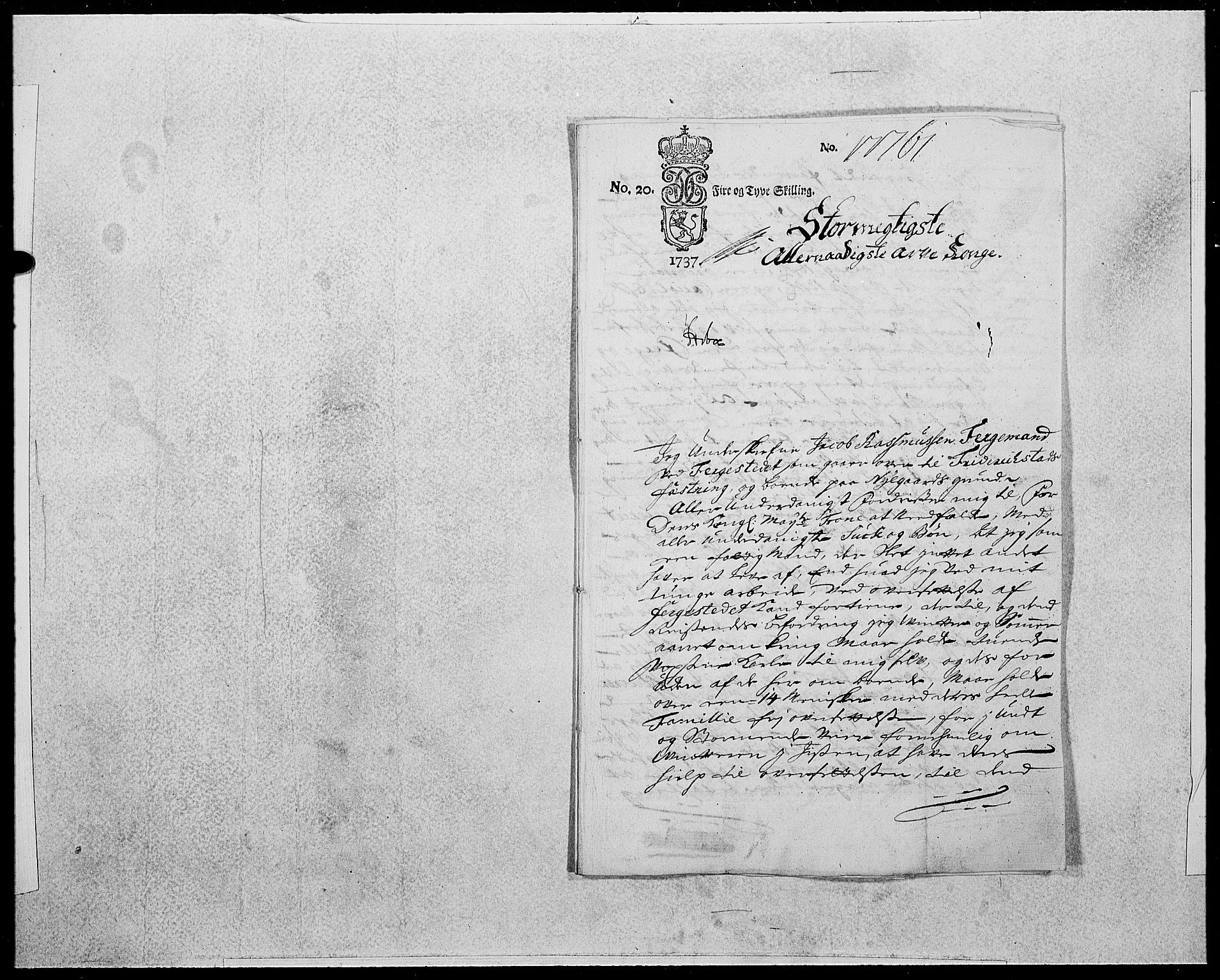 Danske Kanselli 1572-1799, AV/RA-EA-3023/F/Fc/Fcc/Fcca/L0125: Norske innlegg 1572-1799, 1737, p. 161