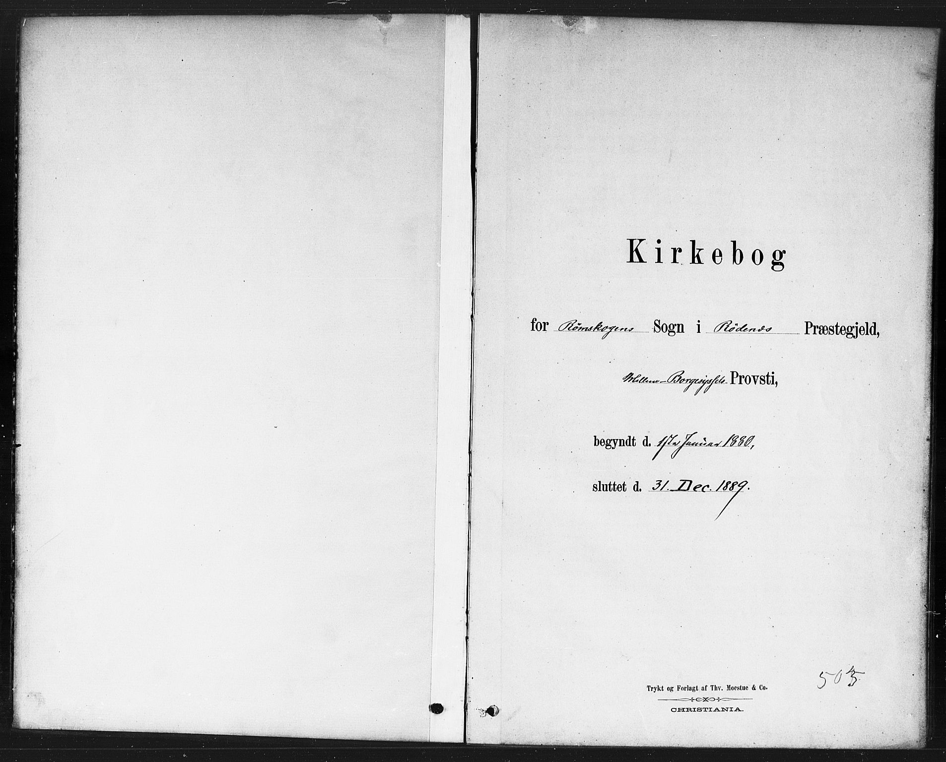 Rødenes prestekontor Kirkebøker, AV/SAO-A-2005/F/Fb/L0001: Parish register (official) no. II 1, 1880-1889