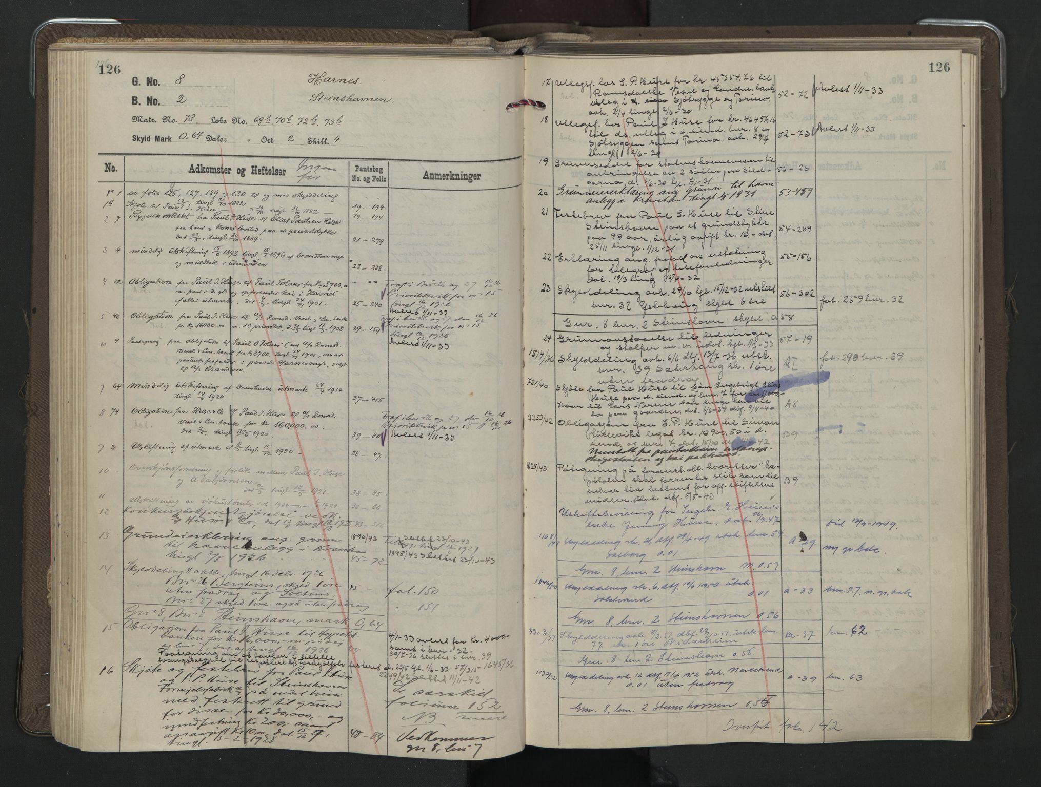 Romsdal sorenskriveri, AV/SAT-A-4149/1/2/2Aa/L0034: Mortgage register no. 34, p. 126