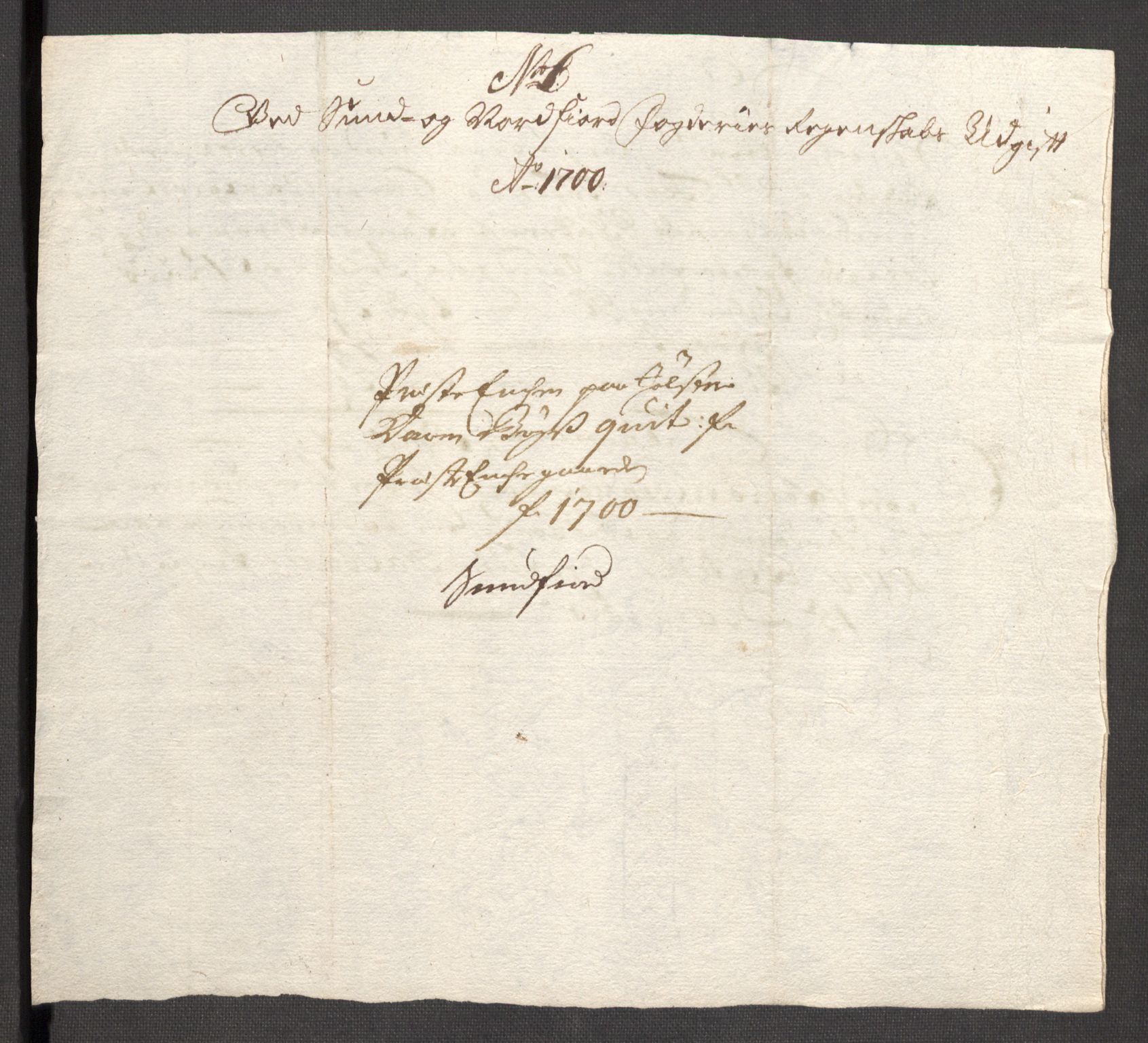 Rentekammeret inntil 1814, Reviderte regnskaper, Fogderegnskap, AV/RA-EA-4092/R53/L3425: Fogderegnskap Sunn- og Nordfjord, 1700-1701, p. 213