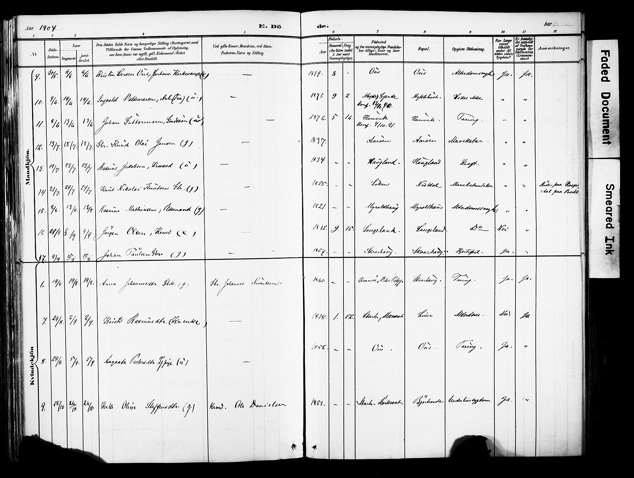 Eid sokneprestembete, AV/SAB-A-82301/H/Haa/Haab/L0001: Parish register (official) no. B 1, 1879-1906