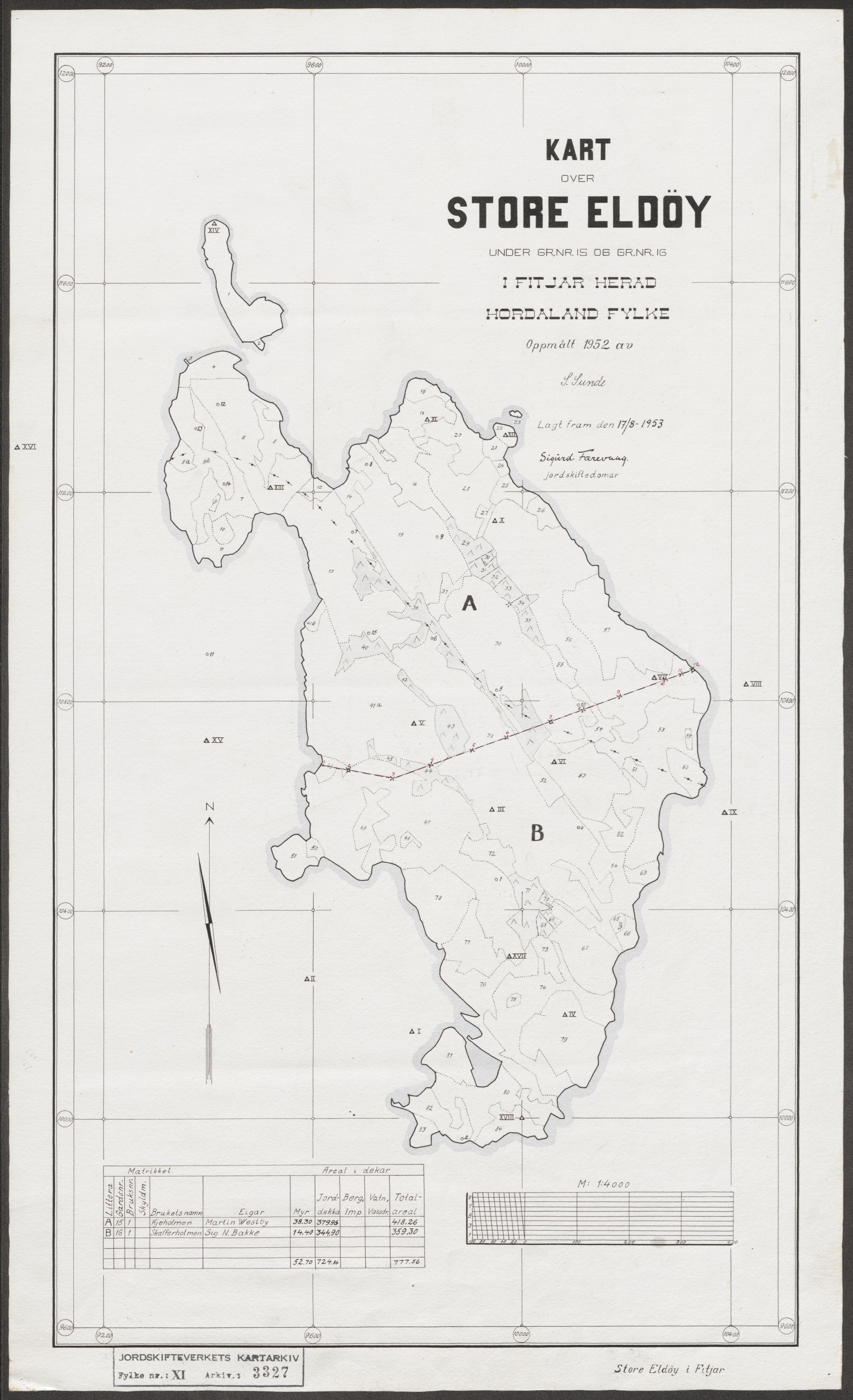 Jordskifteverkets kartarkiv, RA/S-3929/T, 1859-1988, p. 3796